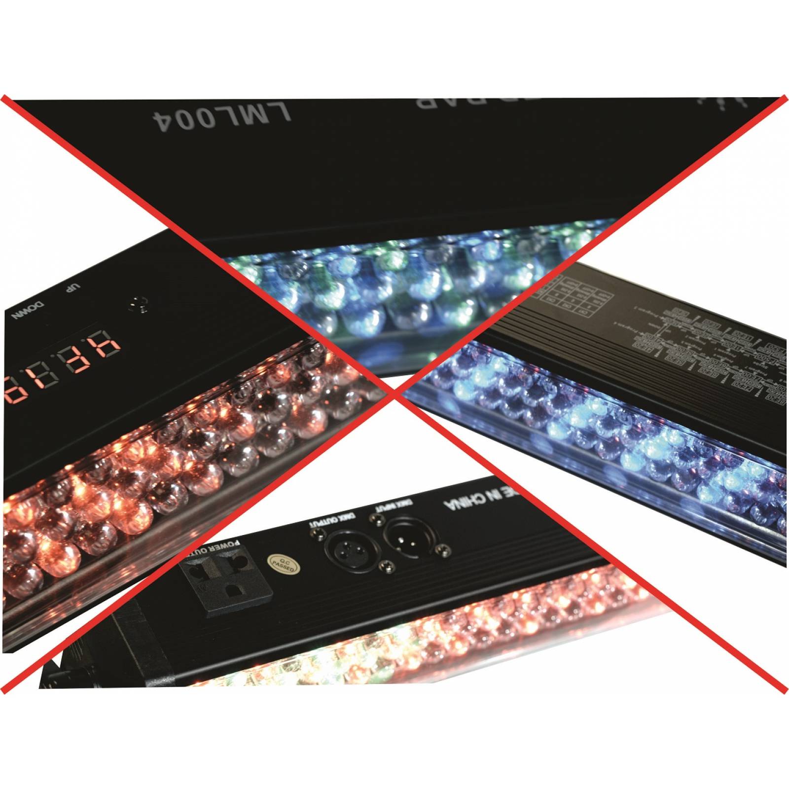 Barra Led DMX 8 Pixeles 240 Leds