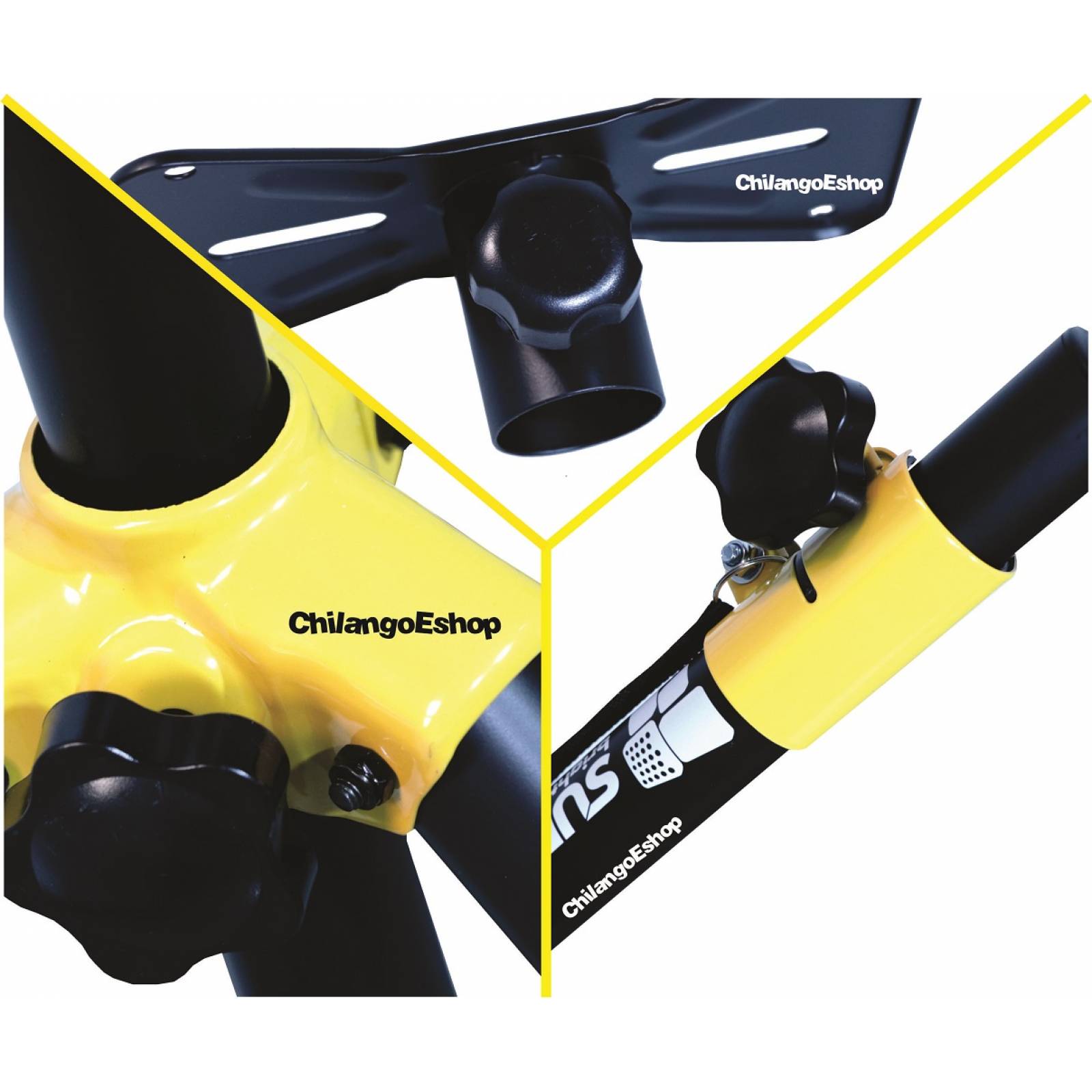 Pedestal Tripie Uso Rudo Metal Reforzado Para Bafle SP-01