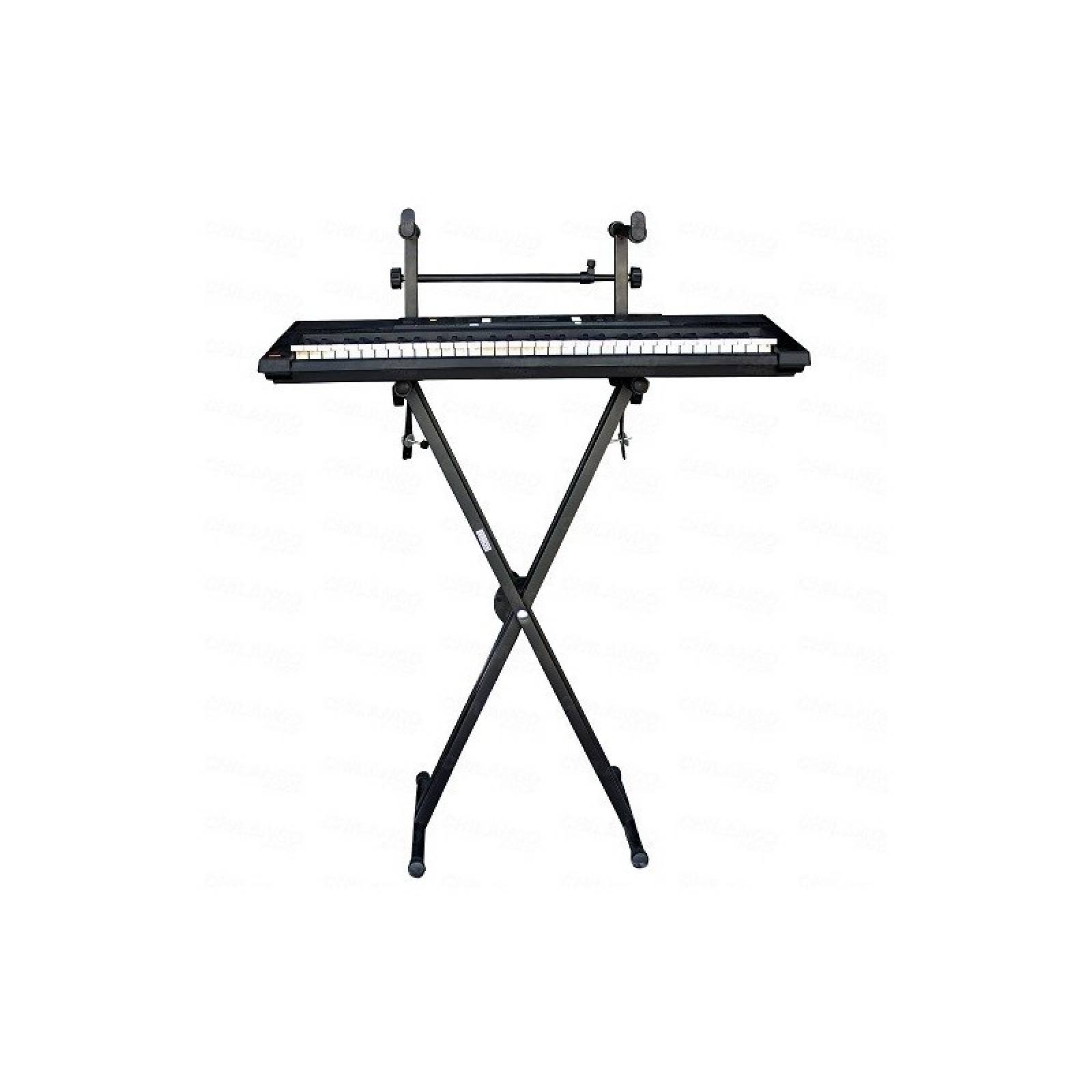 BASE DOBLE SOPORTE METALICO PARA TECLADO