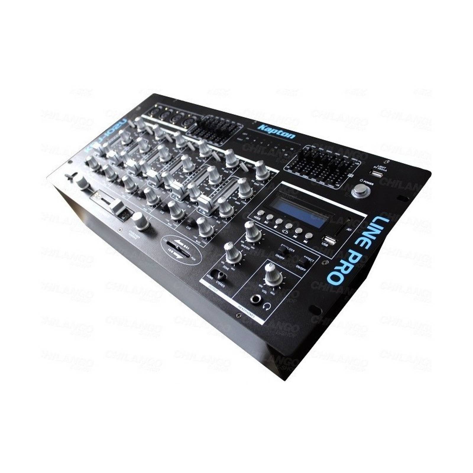 Mixer Mezcladora DJ Pro 6Ch Montable En Rack 