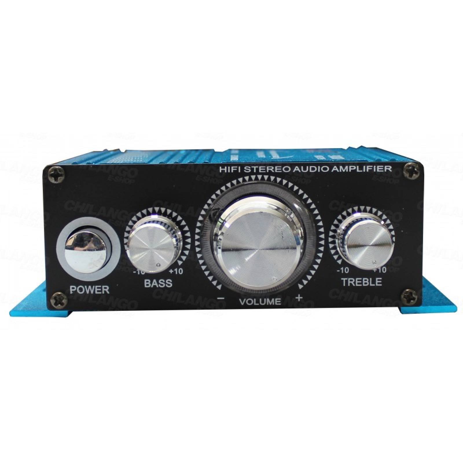 Amplificador azul Dxr Mini 2 Canales 900w 