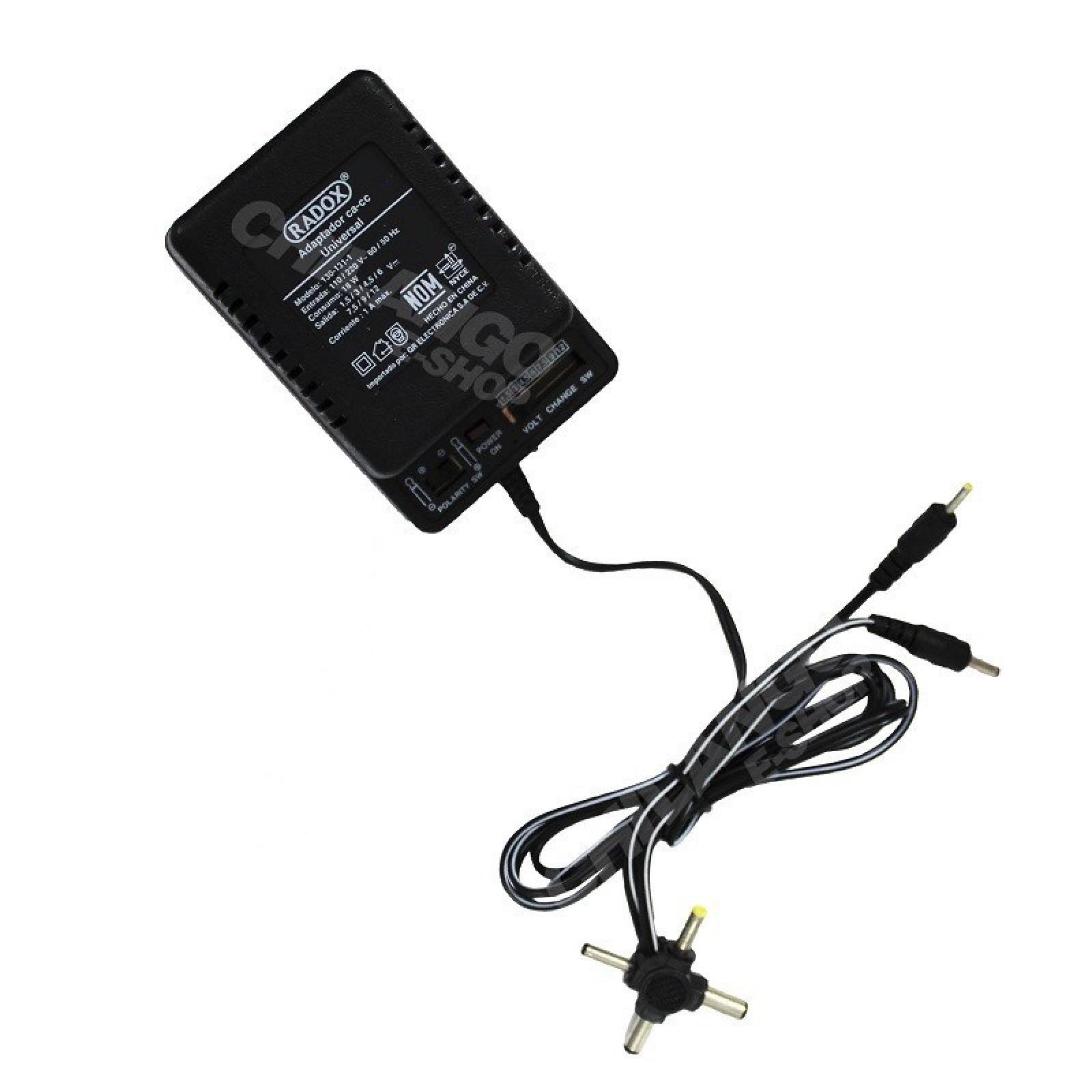 Fuente Alimentacion Eliminador 120v 15 3 45 6 75 9 12v 1A