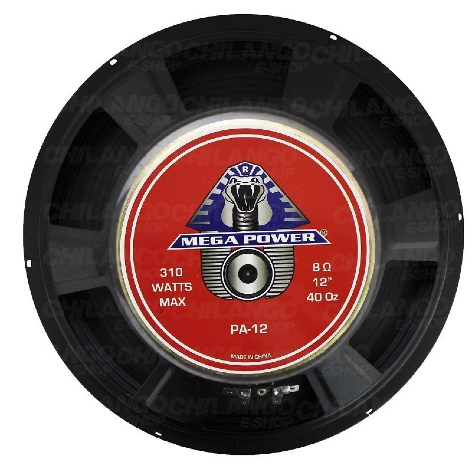 Bocina 12 Pulgadas 250w RMS MEGAPOWER PA 12