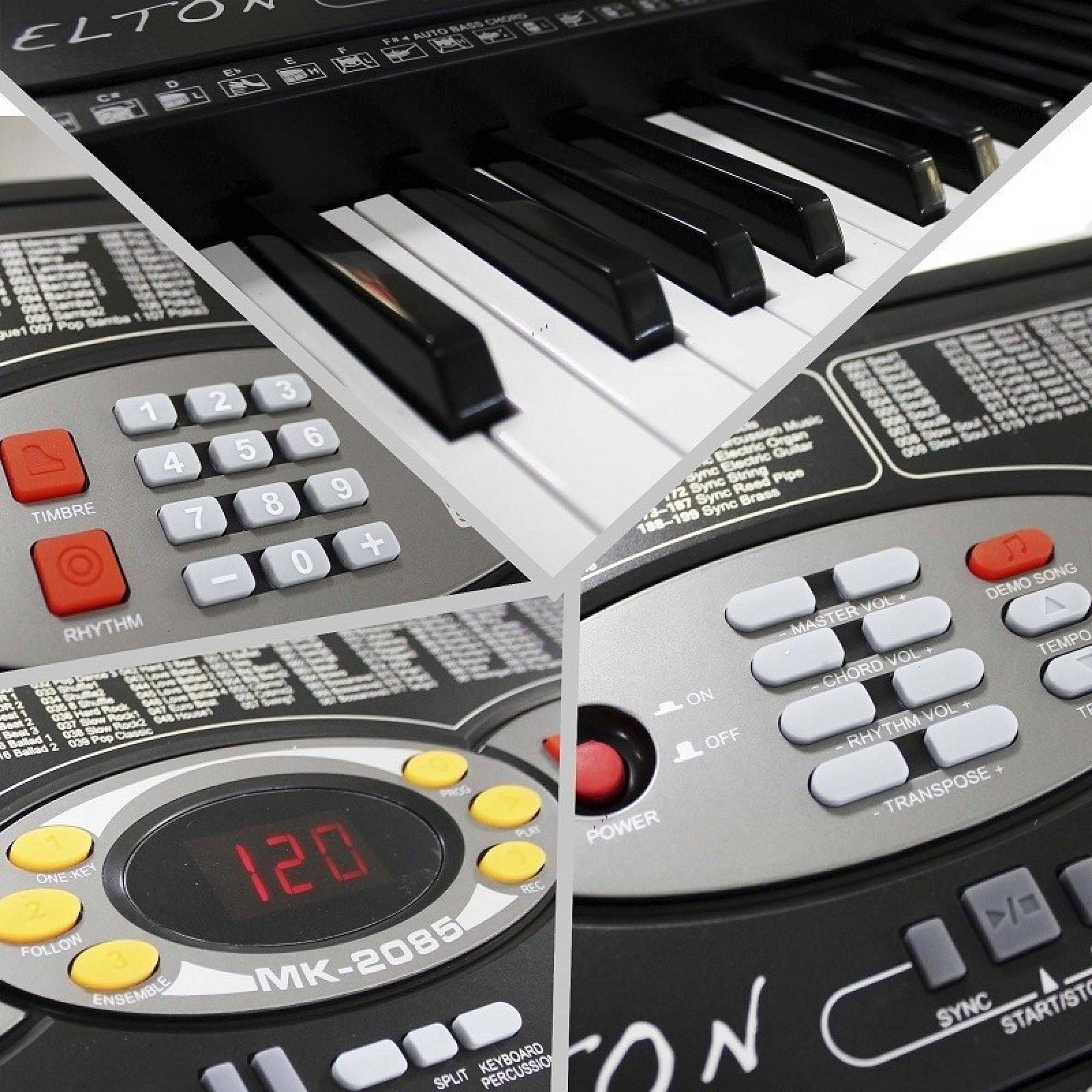 TECLADO 61 TECLAS 128 RITMOS 200 TIMBRES