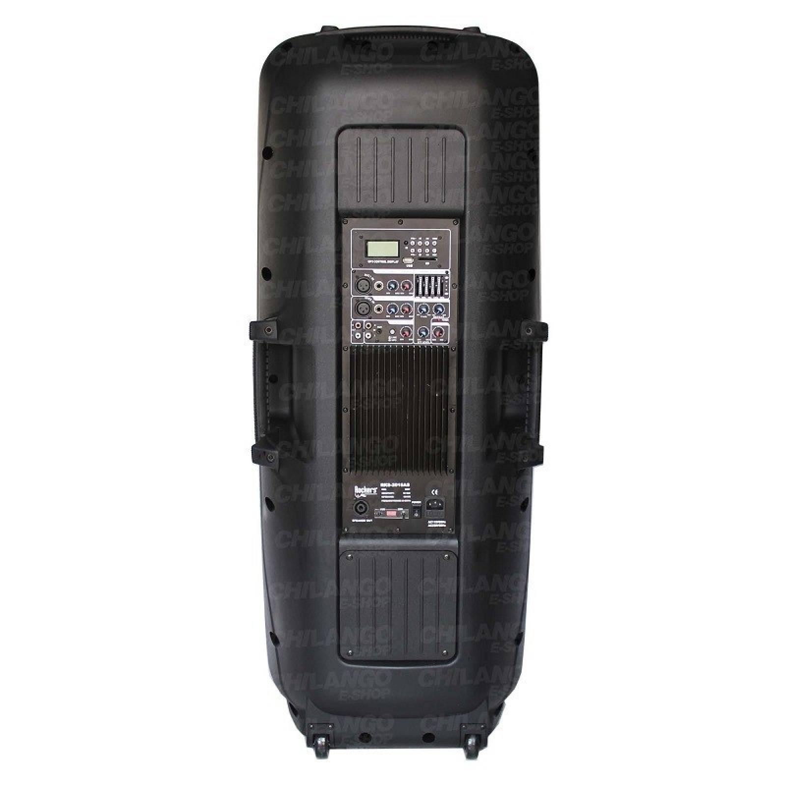 Bafle BIAMPLIFICADO CONCERT DOBLE 15 Bluetooth Usb SD FM AUX