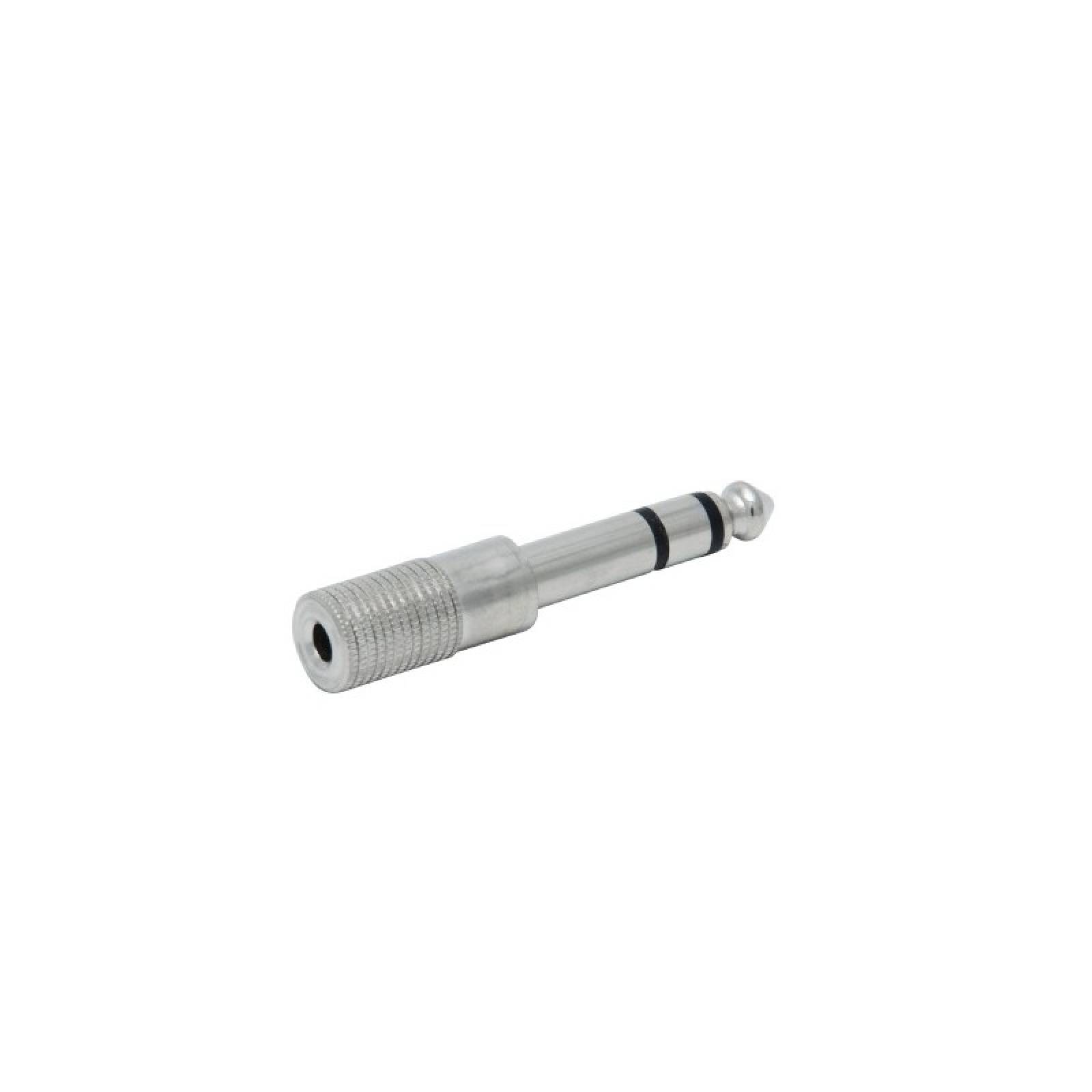 Jack 35 mm Estéreo a Plug 63 mm Estéreo METALICO