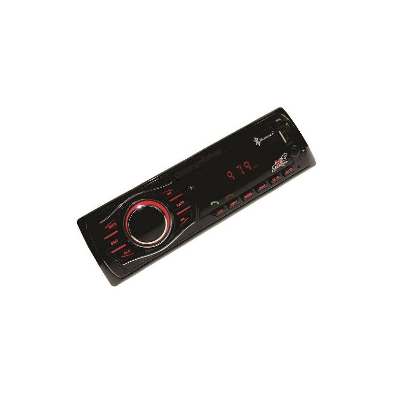 Autoestereo Bluetooth Usb Sd Aux Control Remoto 011-023 