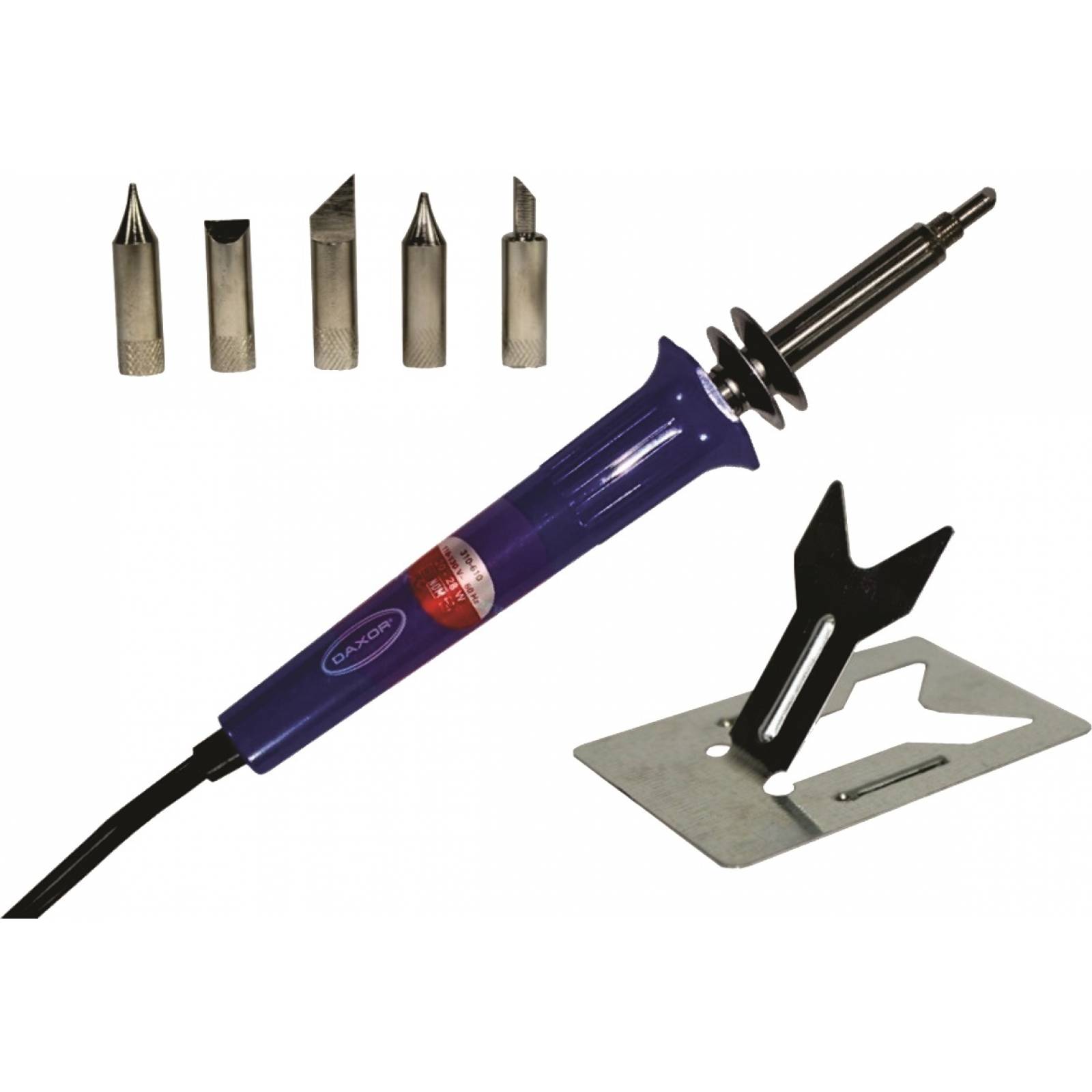 Lapiz Pirografo Pirograbador 5 Puntas Madera Cuero Corcho 