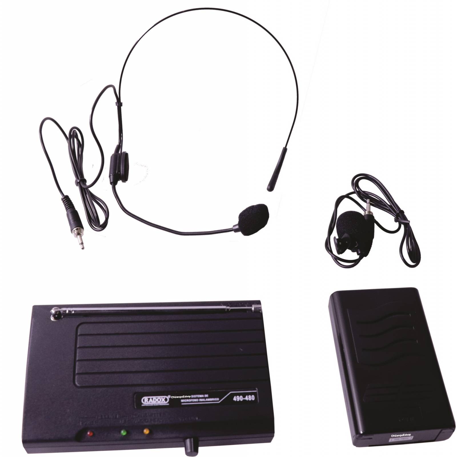 Set Microfonos Inalambricos Diadema Solapa Alta Calidad