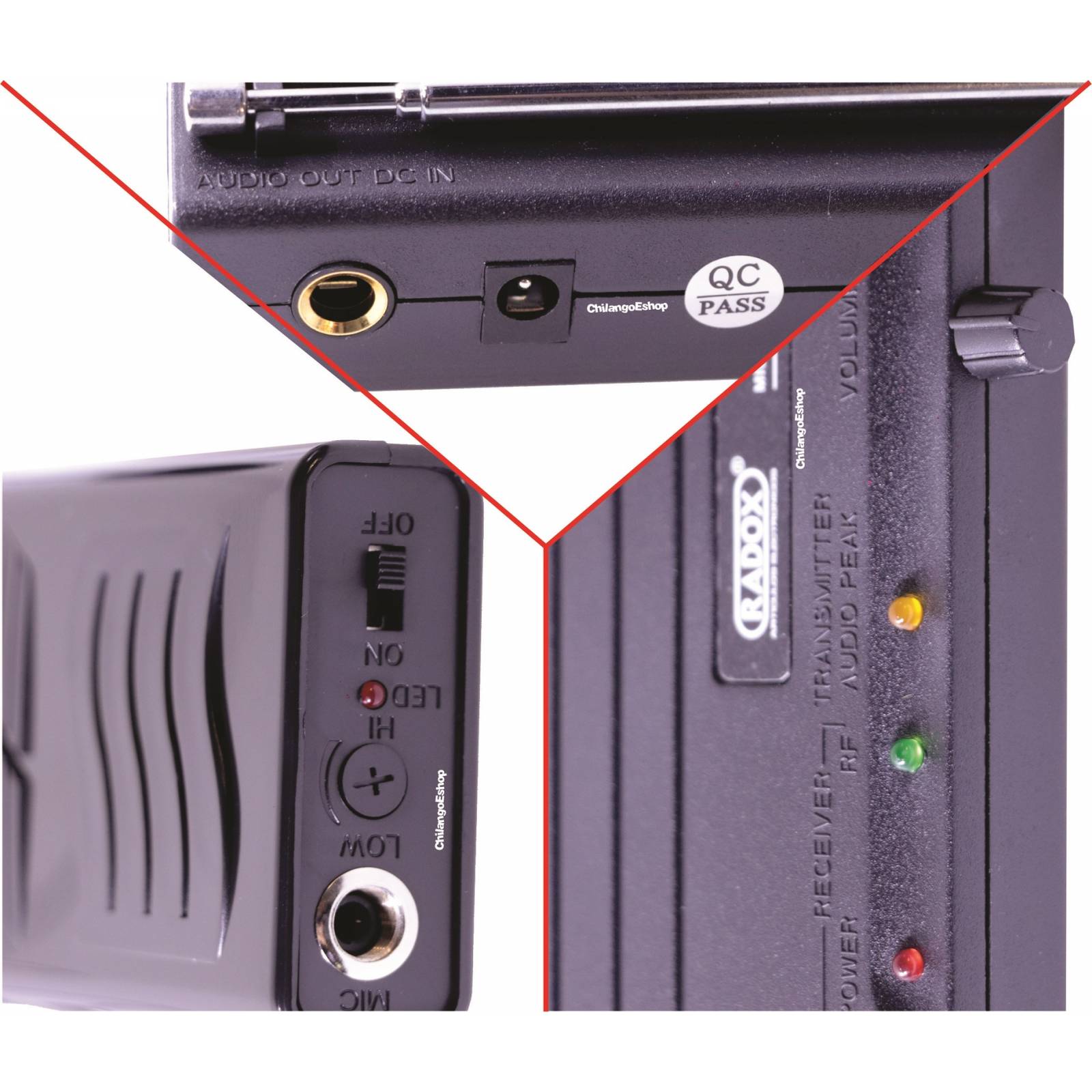 Set Microfonos Inalambricos Diadema Solapa Alta Calidad