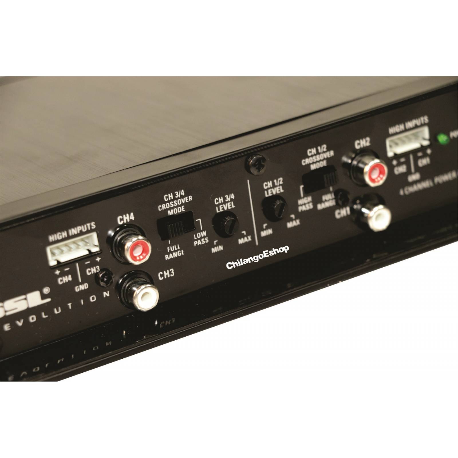 AMPLIFICADOR 4 CANALES SSL EV4004 400 WATTS 2 OHMS