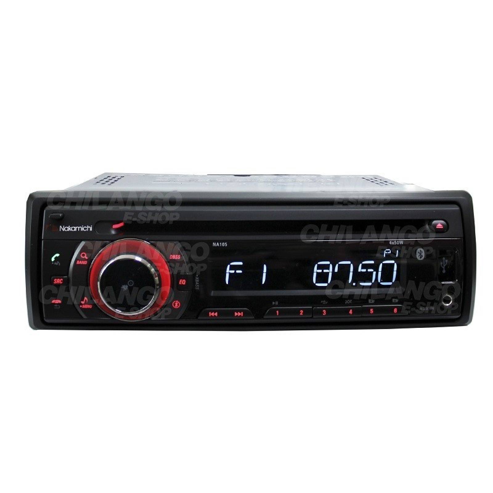Autoestereo Nakamichi NA105 CD usb sd auxiliar 