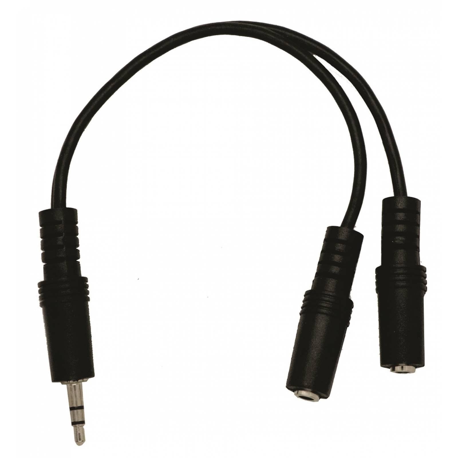 EXTENSION Y 2 JACK 3.5 STEREO A 1 PLUG 3.5 STEREO 15CM 