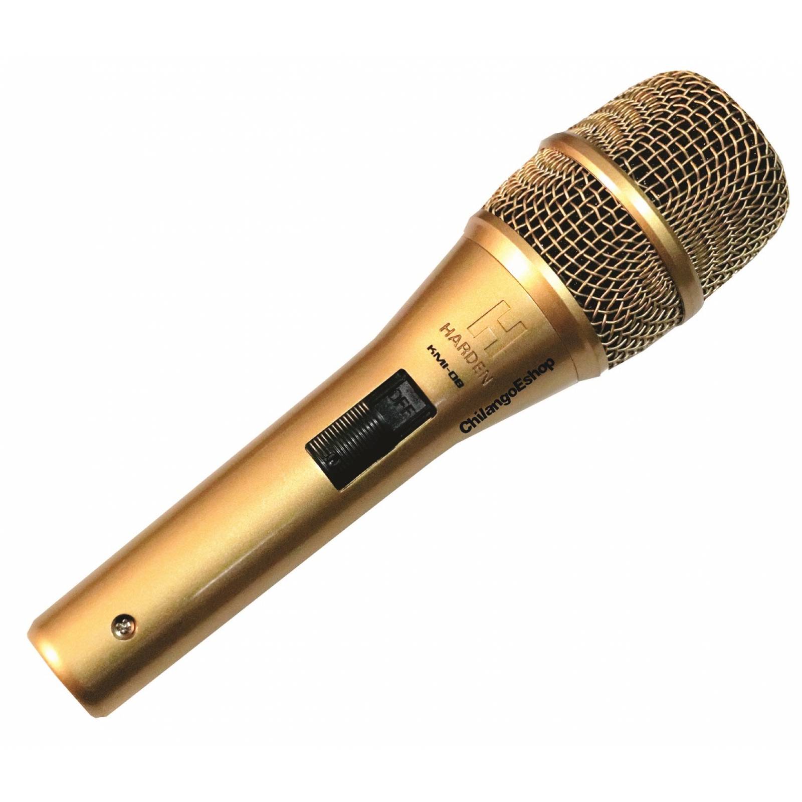 Microfono Dorado Profesional Alambrico Kmi 08 