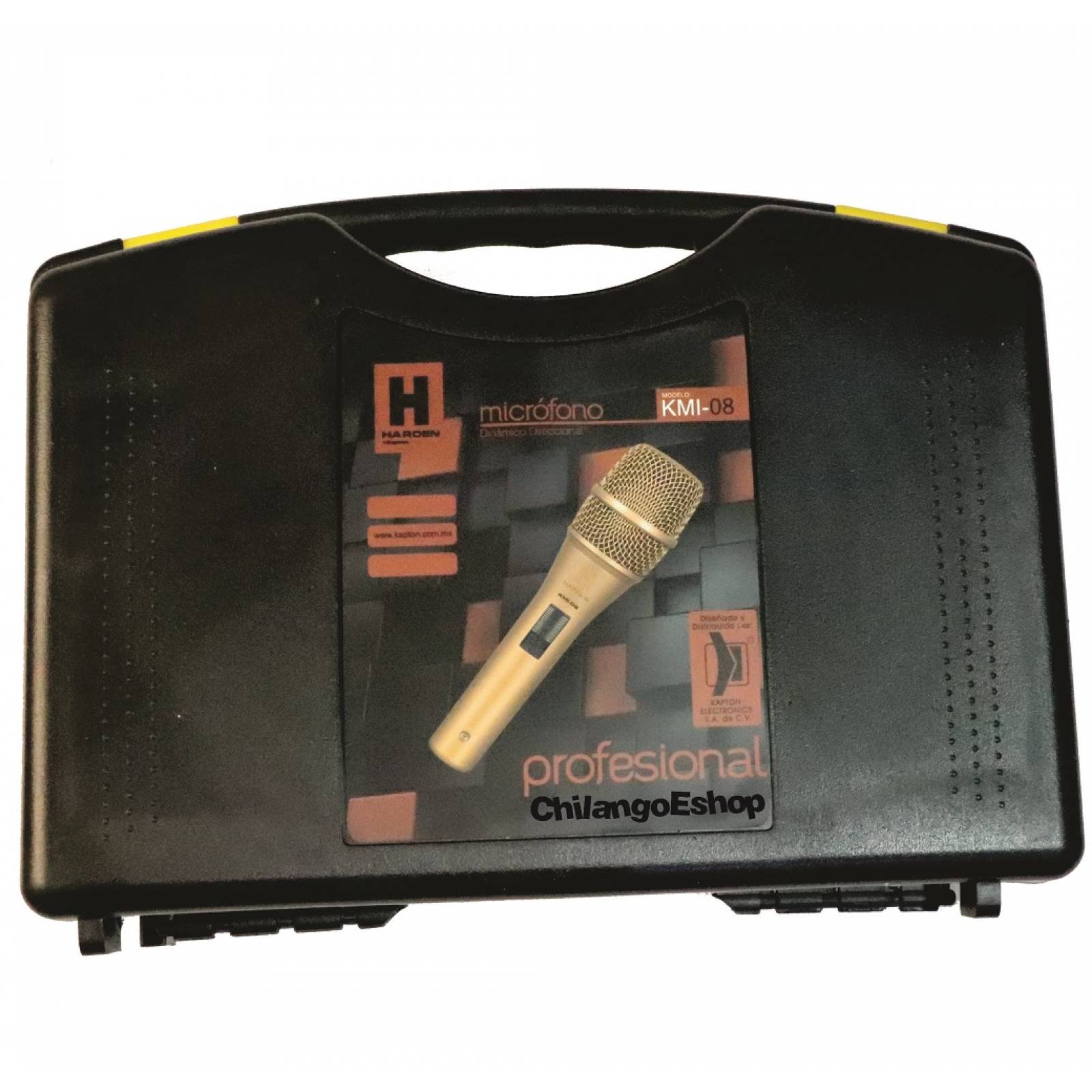 Microfono Dorado Profesional Alambrico Kmi 08 