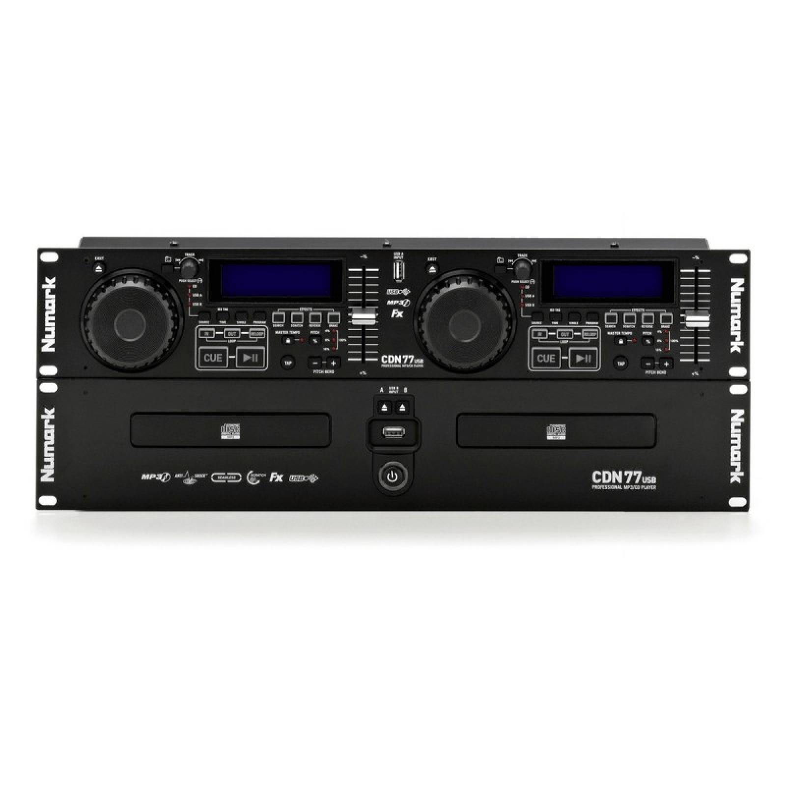 DOBLE REPRODUCTOR NUMARK CD USB CDN77USB 