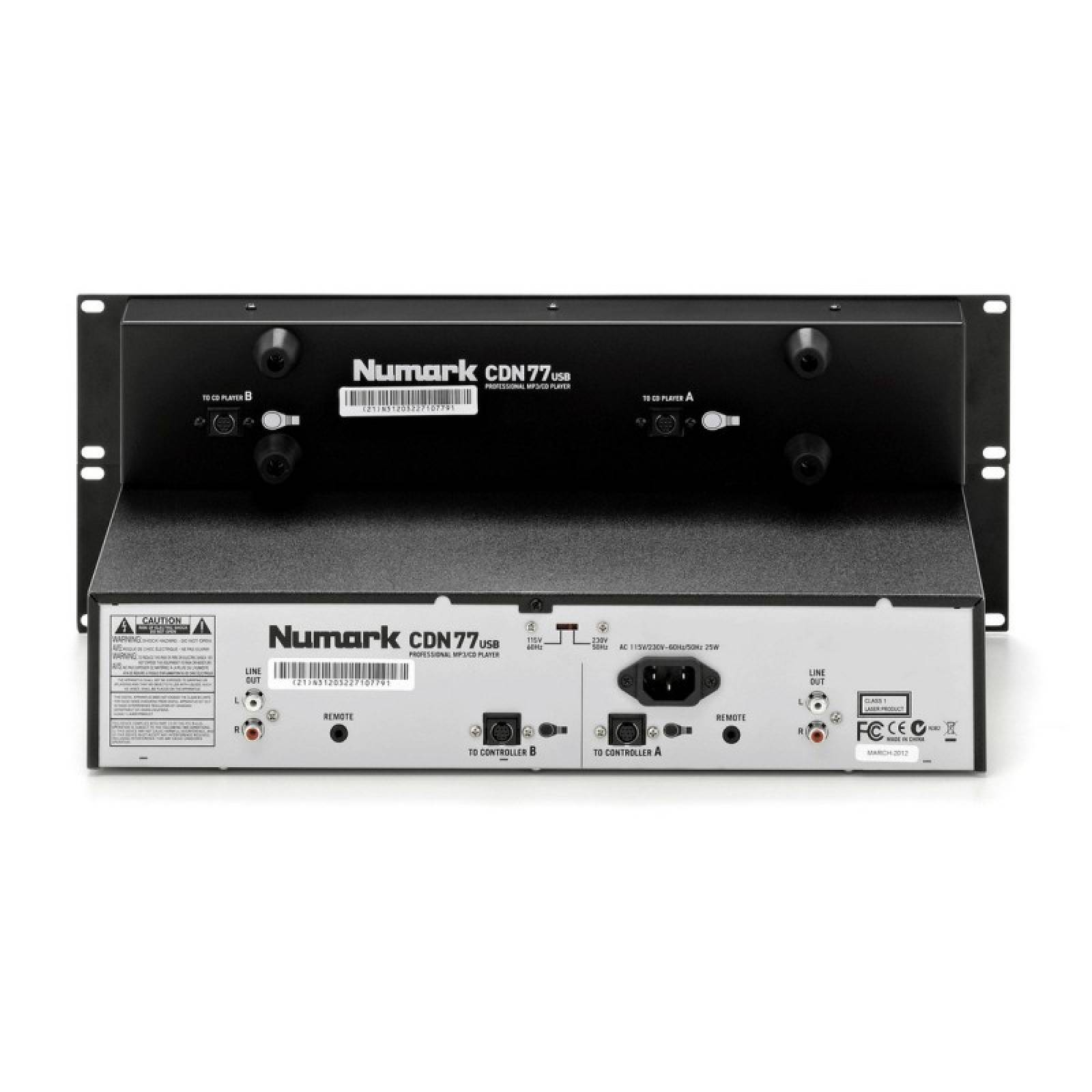 DOBLE REPRODUCTOR NUMARK CD USB CDN77USB 