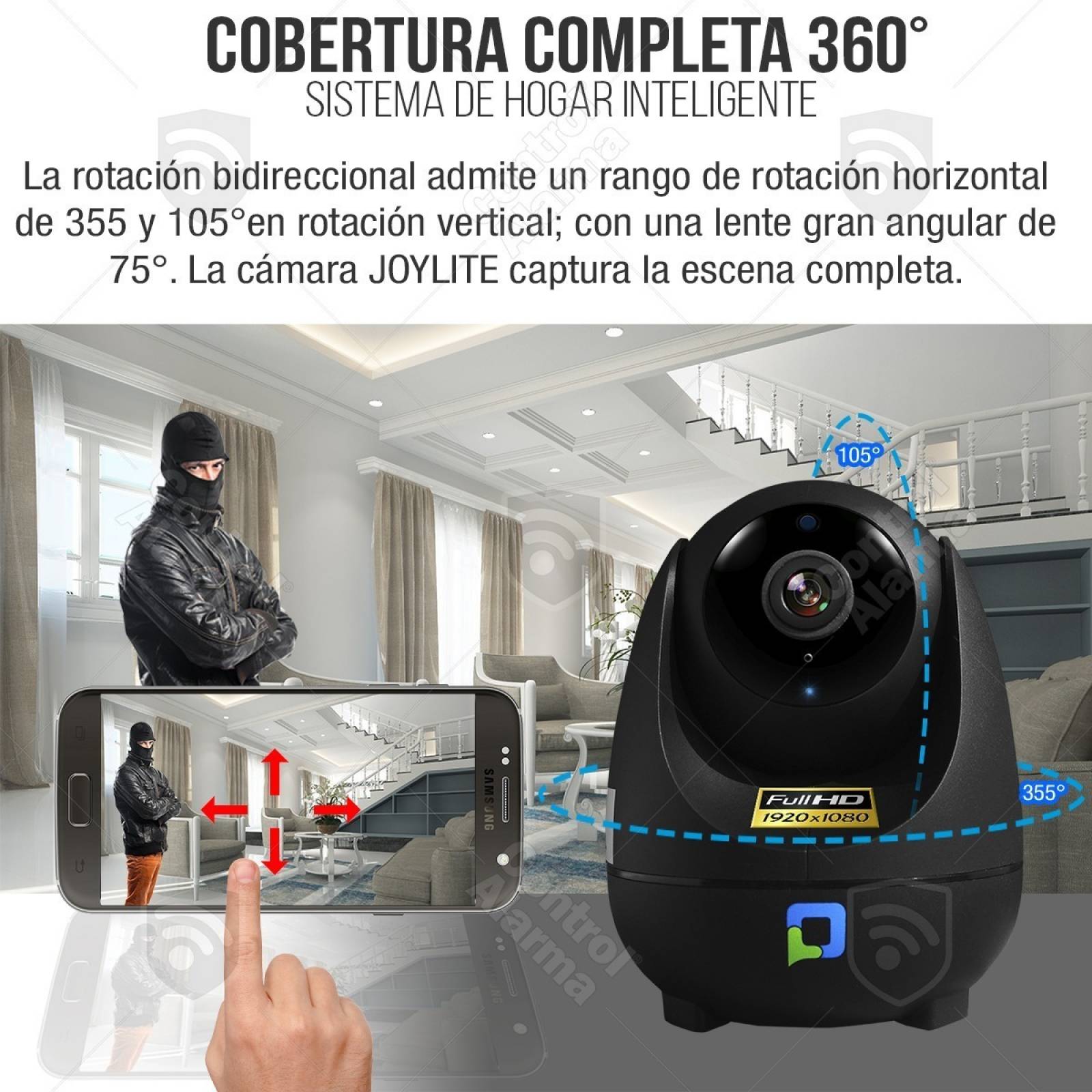8 Camaras Wifi Ip Nube Deteccion Movimiento Full Hd  Seguridad Inalambrica Vigilancia App Robotica Vision Nocturna Audio