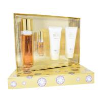 Set White Diamonds 4Pzs 100 Ml Edt Spray + Shower Gel 100 Ml + Body Lotion 100 Ml + 10 Ml Edt Spray De Elizabeth Taylor