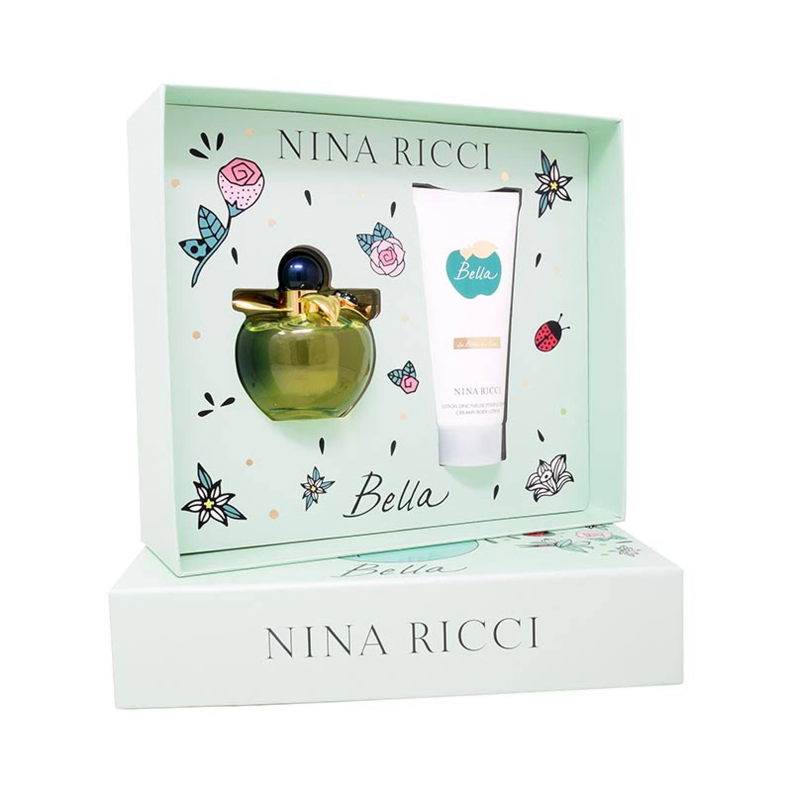 Set Nina Ricci Bella 2Pzs 80 ml Edt Spray + Body Lotion 100 ml de Nina Ricci
