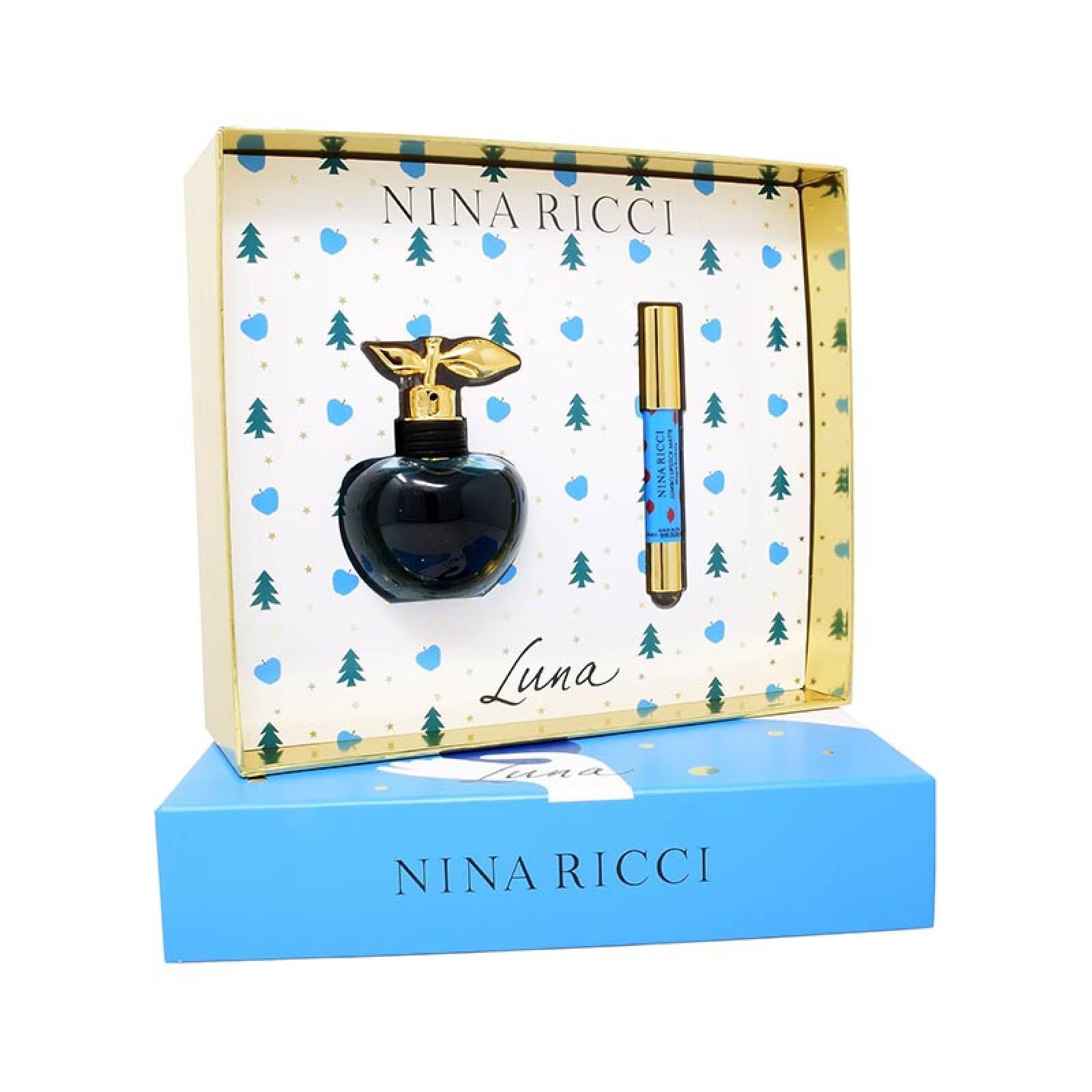 Set Nina Ricci Luna 2Pzs 80 ml Edt Spray + Jumbo Lipstick Matte 2.5Gr de Nina Ricci