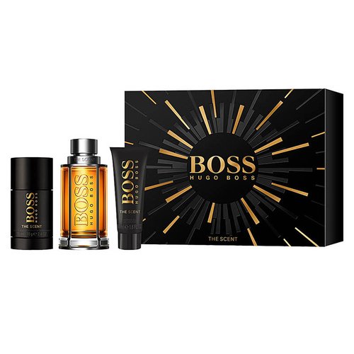 Set Boss The Scent Men 3Pzs 100ml Edt Spray + Shower Gel 50ml + Desodorante Stick 75ml de Hugo Boss
