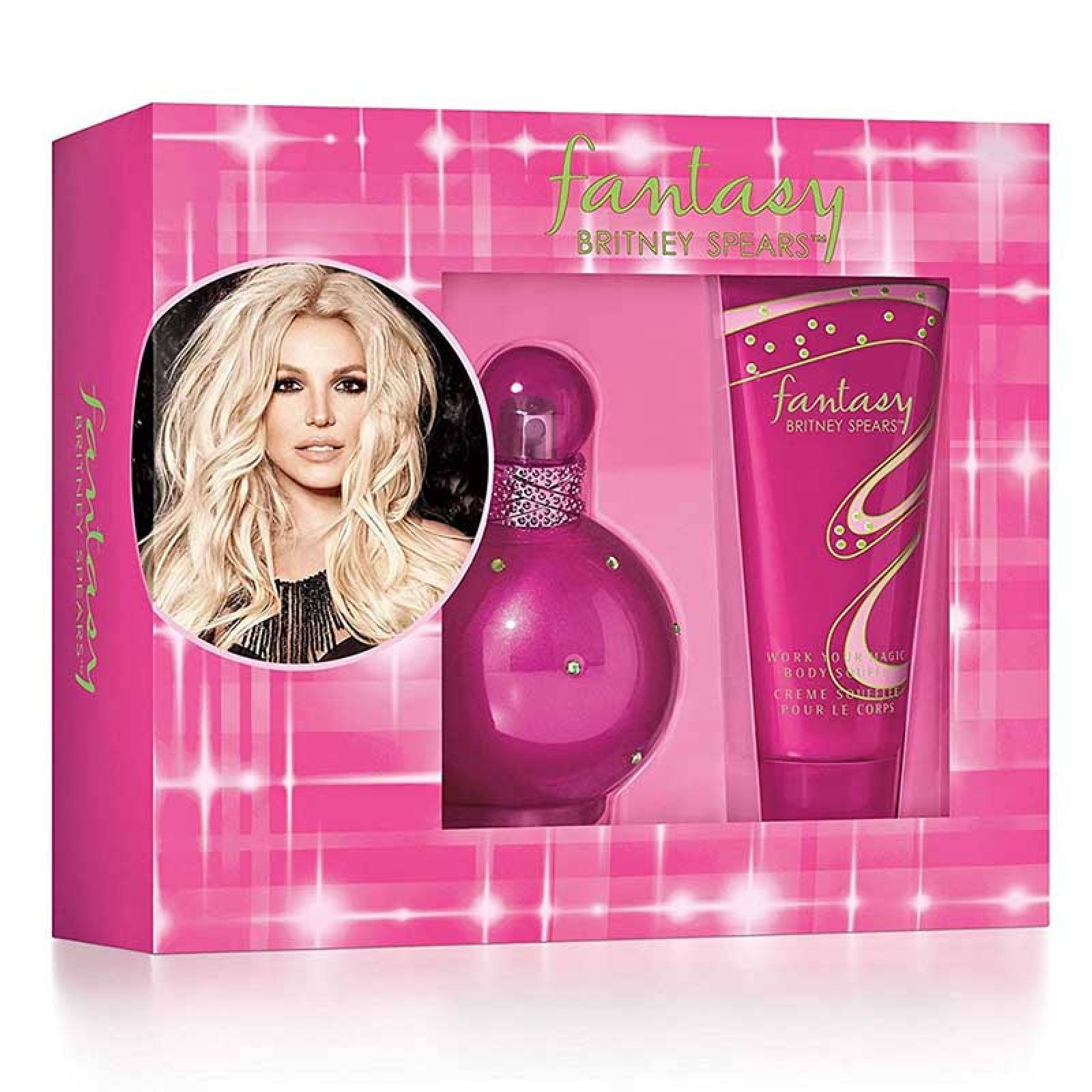 Set Britney Spears Fantasy 2Pzs 100ml Edp Spray + Body Lotion 100ml de Britney Spears