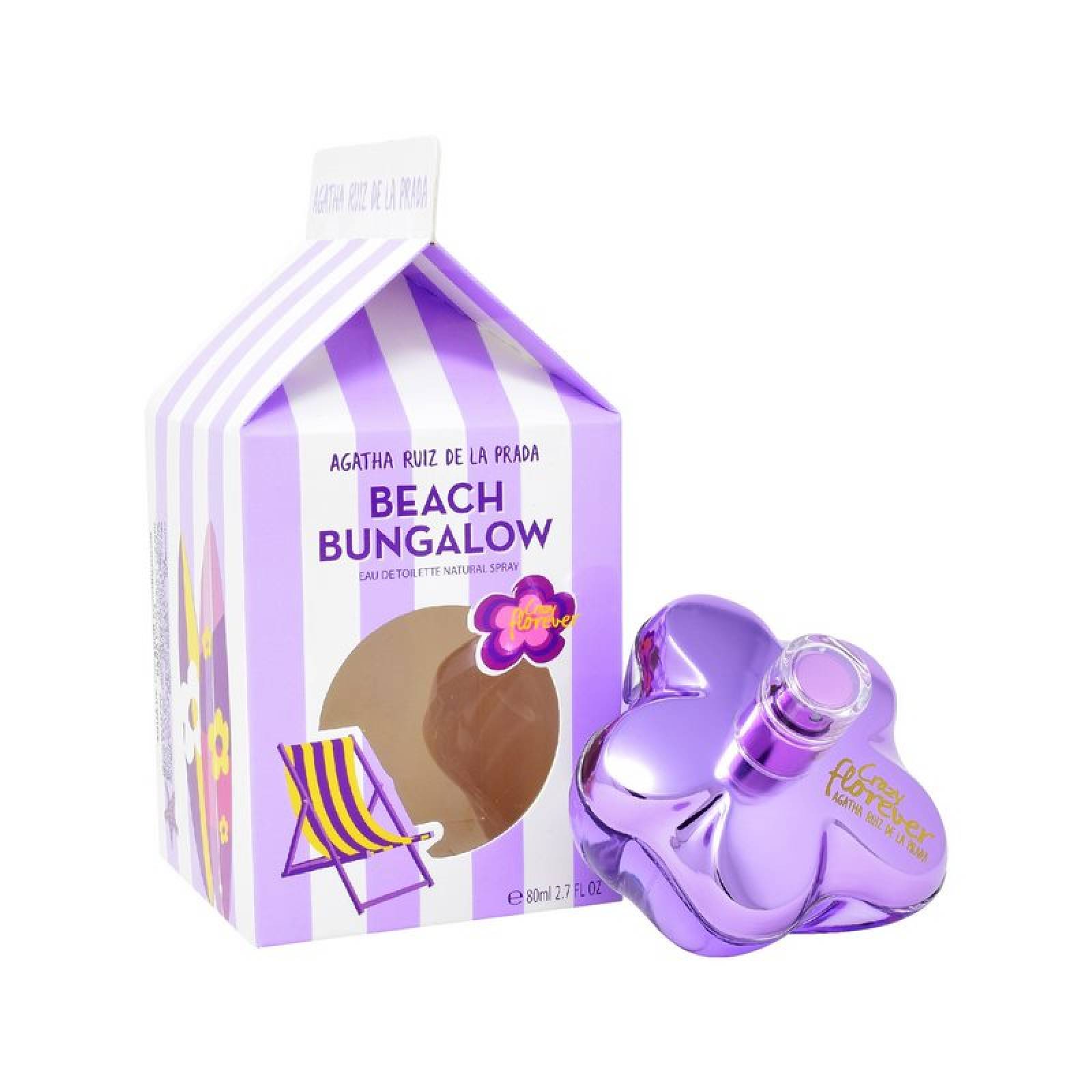 Crazy Florever Beach Bungalow 80 ml Eau de Toilette de Agatha Ruiz De La Prada