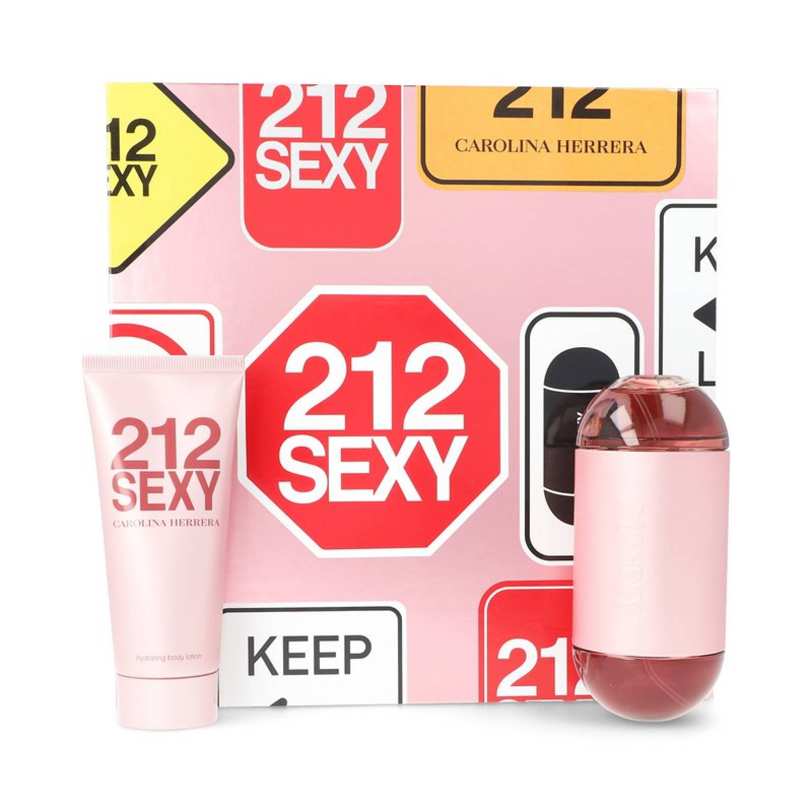 Set De Perfume Para Dama 212 Sexy 100 Ml Edp De Carolina Herrera 3989