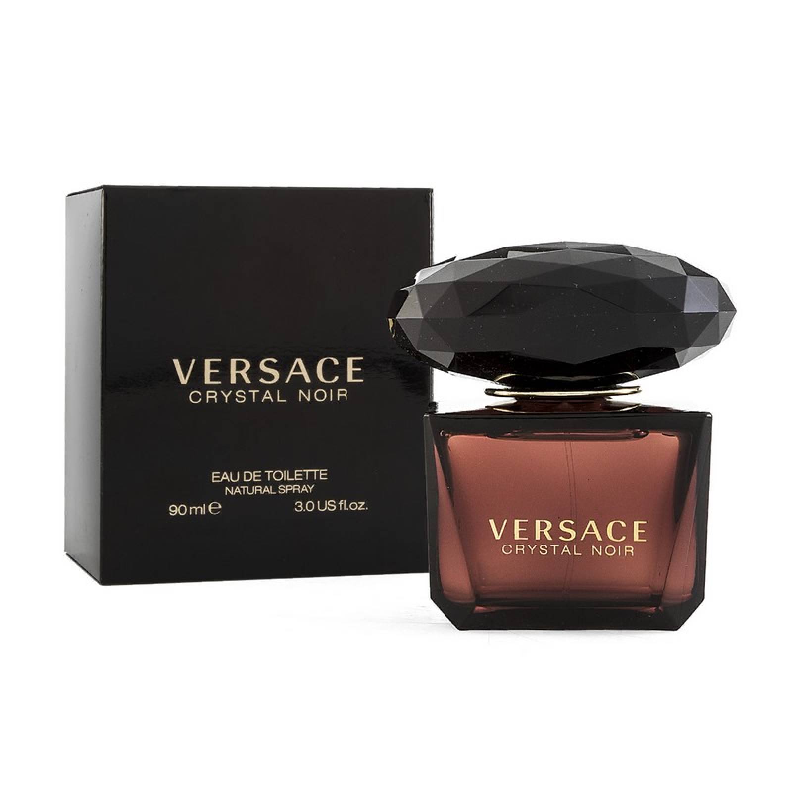 Versace Crystal Noir de Versace Eau de Toilette 90 ml. Fragancia para Dama