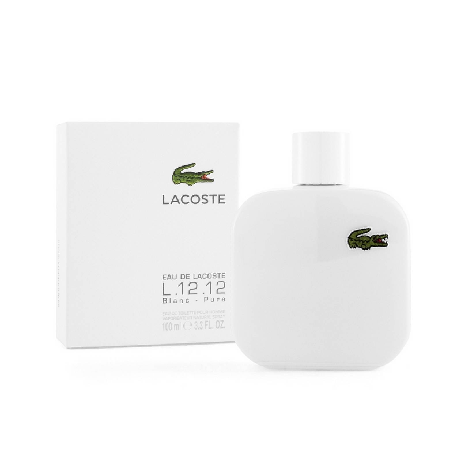 Lacoste L.12.12 Blanc for Men by de Lacoste Eau de Toilette 100 ml Fragancia para Caballero