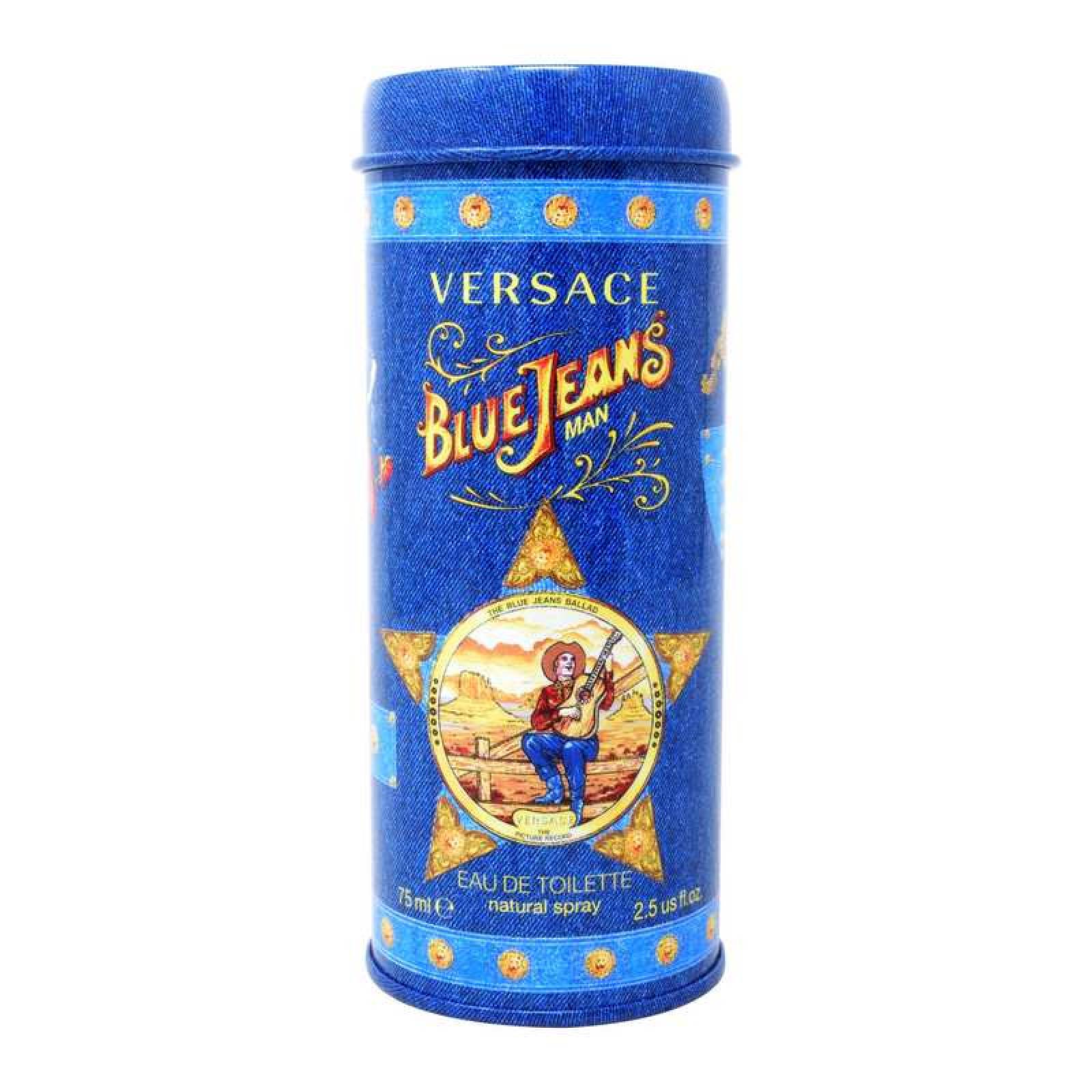 Blue Jeans de Versace Eau de Toilette 75 ml. Fragancia para Caballero