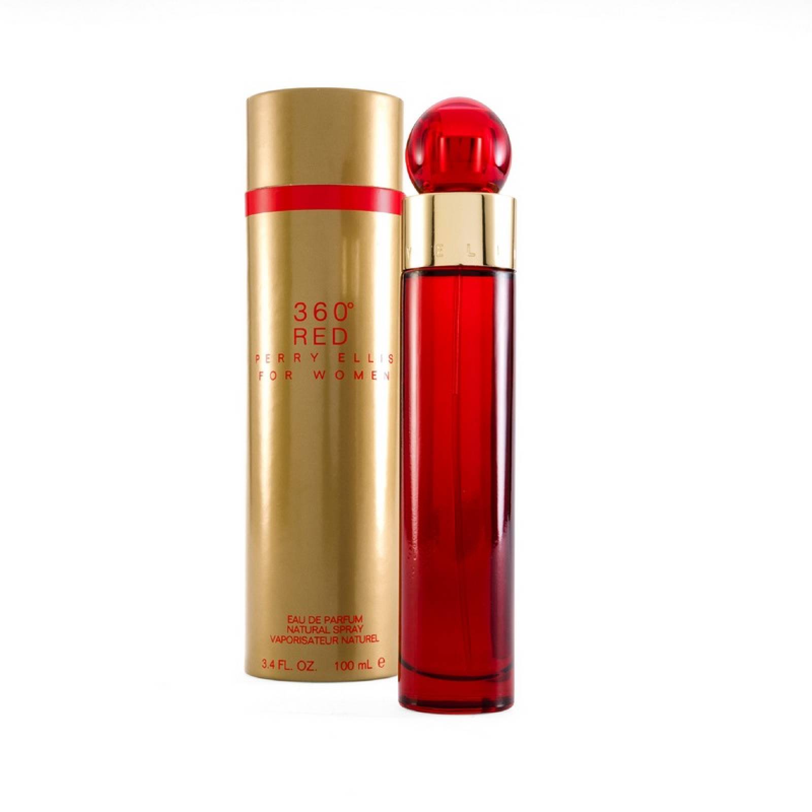 360 Red Women de Perry Ellis Eau de Parfum 100 ml Fragancia para Dama