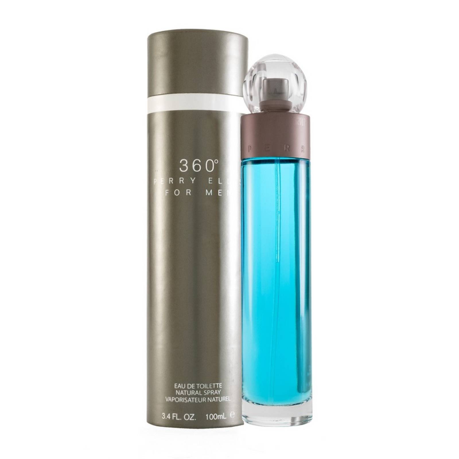 360 for Men de Perry Ellis Eau de Toilette para Hombre 100 ml Fragancia para Caballero