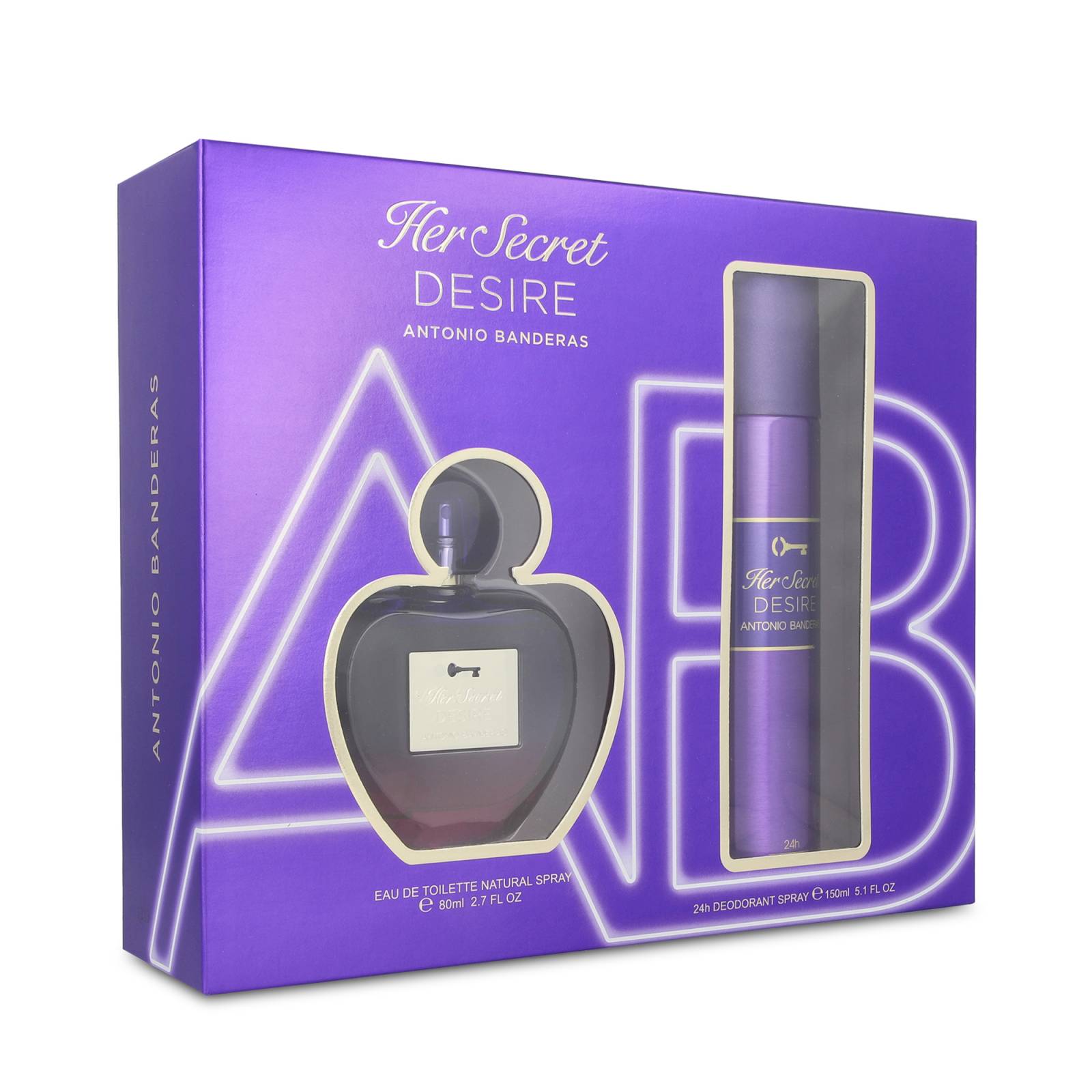 Set Her Secret Desiree 2Pzs Dama de Antonio Banderas