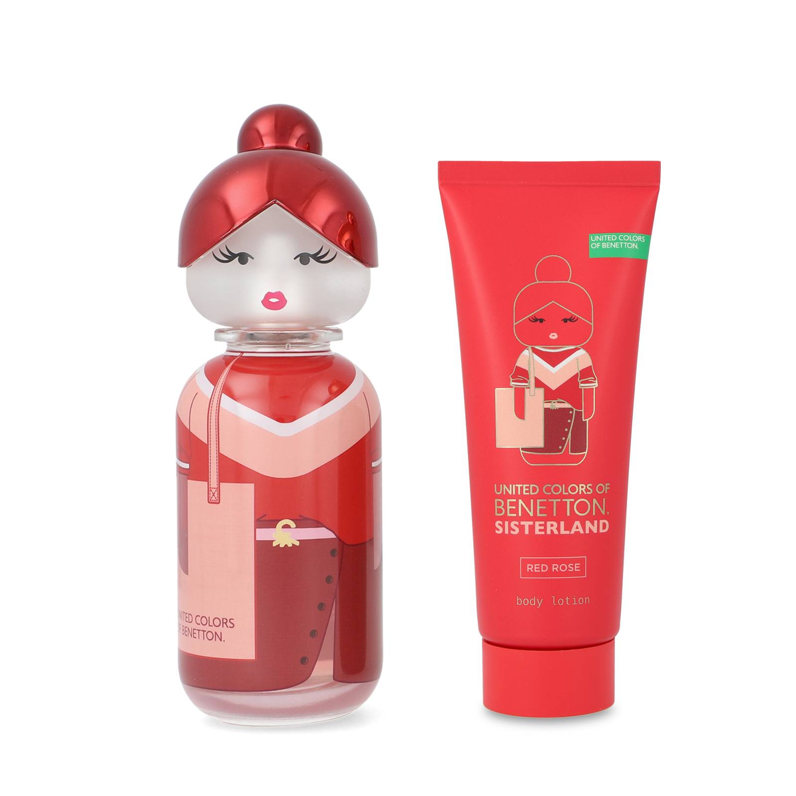 Set Sisterland Red Rose 2Pzs Dama de Benetton