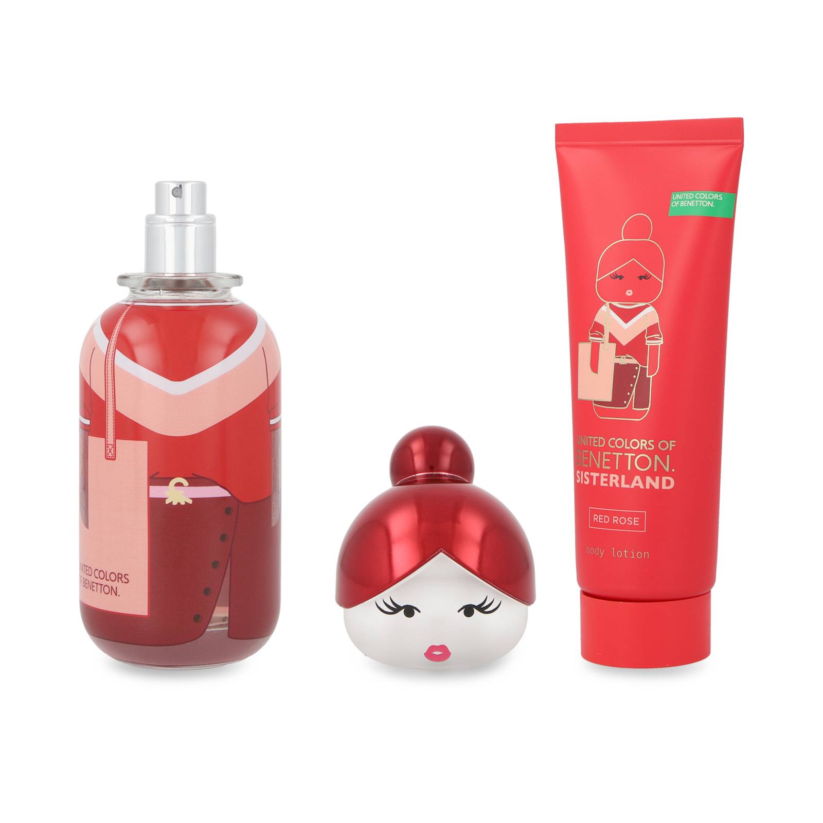 Set Sisterland Red Rose 2Pzs Dama de Benetton