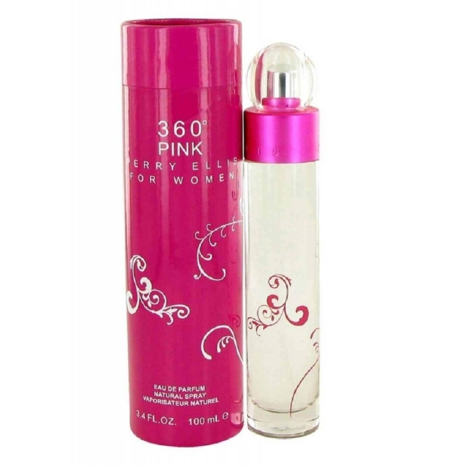 360° Pink de Perry Ellis Edp Spray 100 ml Fragancia para Dama