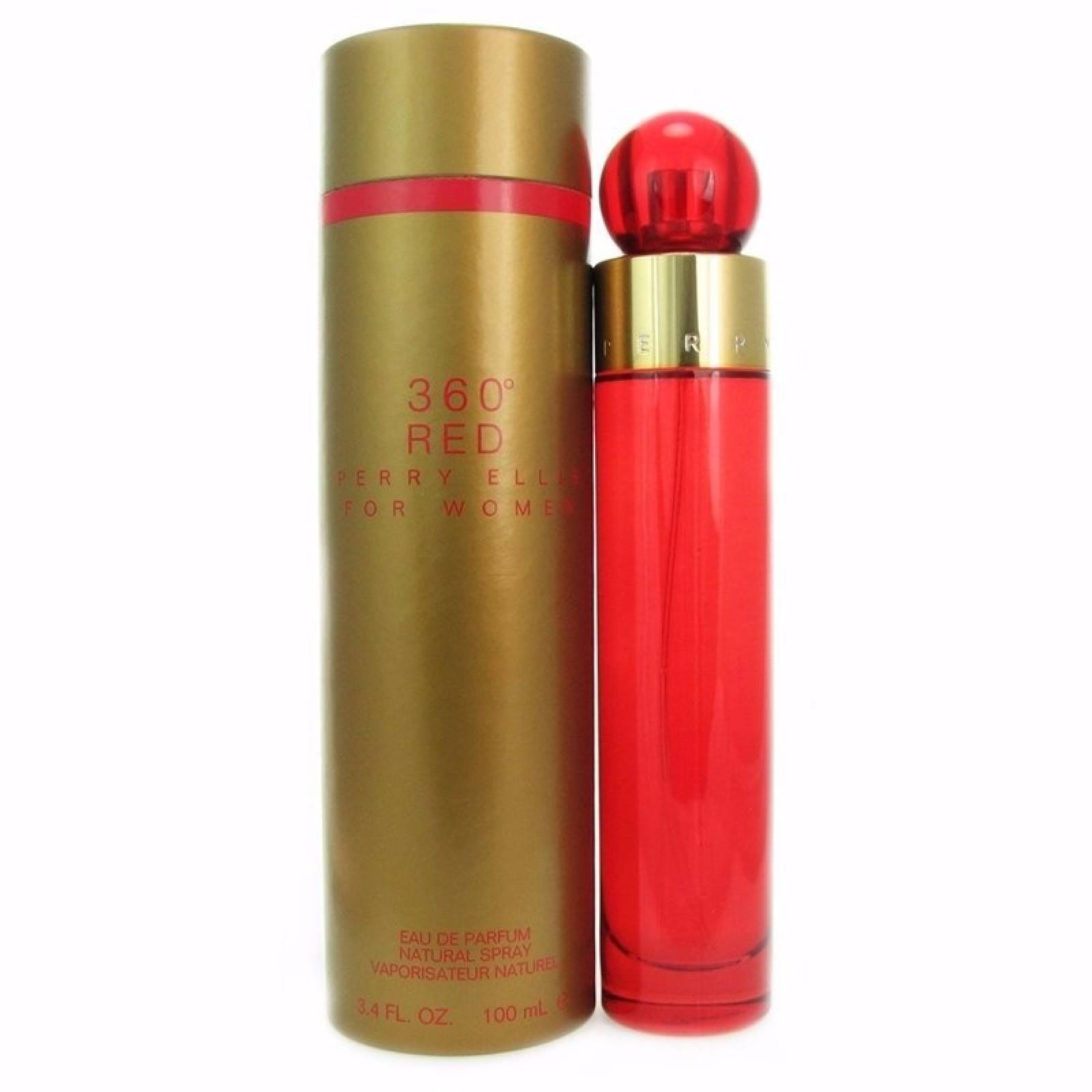 360° Red Women de Perry Ellis Eau de Parfum 100 ml Fragancia para Dama