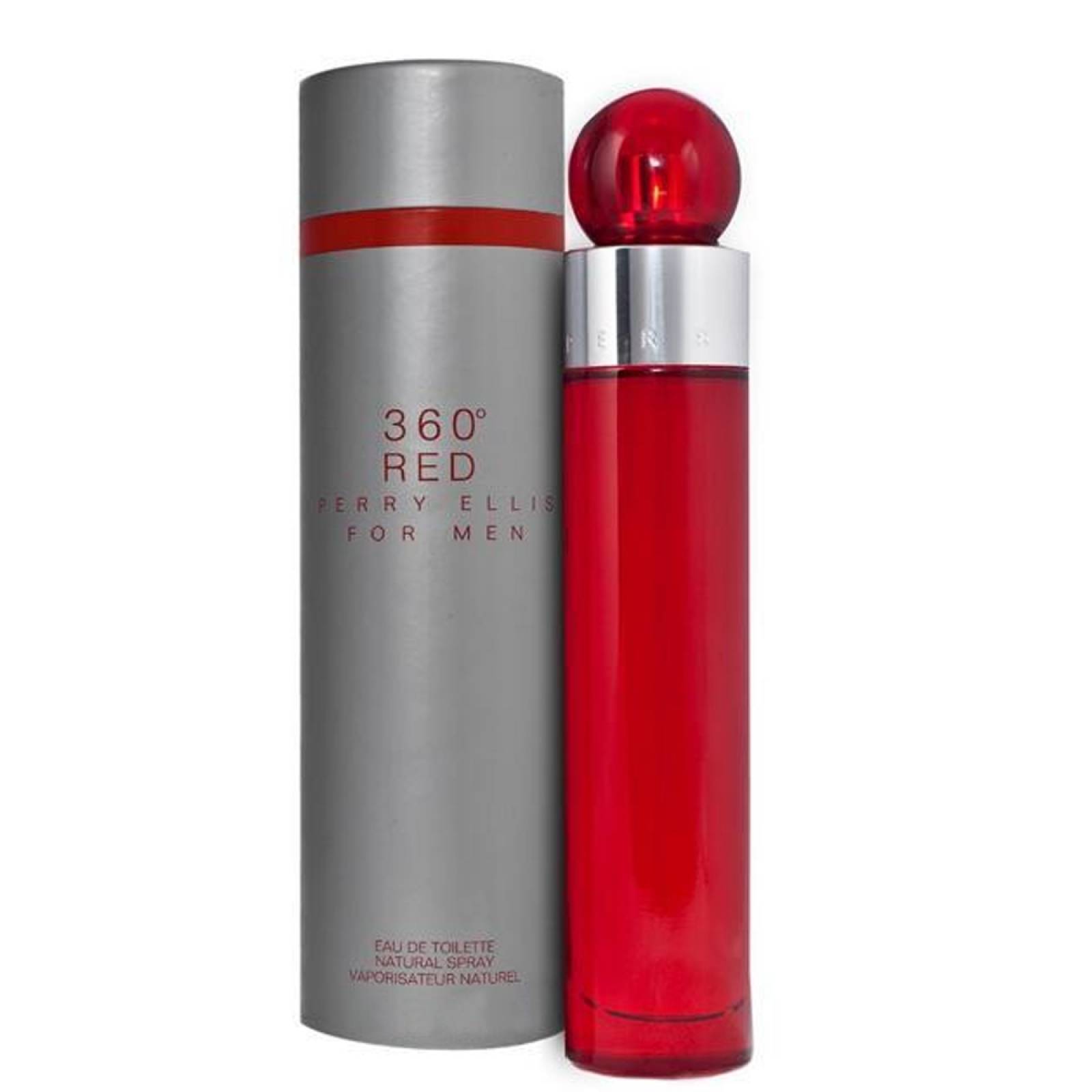 360º Red  200 ml Eau de Toilette Spray Cab de Perry Ellis Fragancia para Caballero