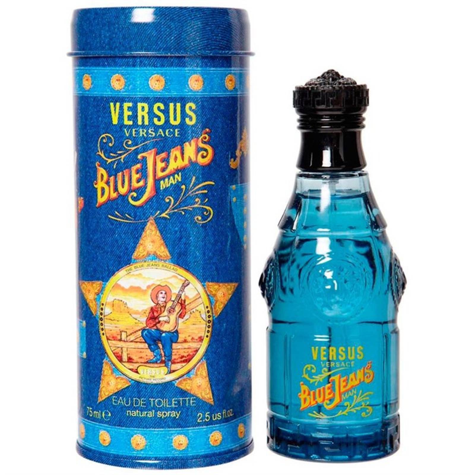 Blue Jeans de Versace Eau de Toilette 75 ml. Fragancia para Caballero
