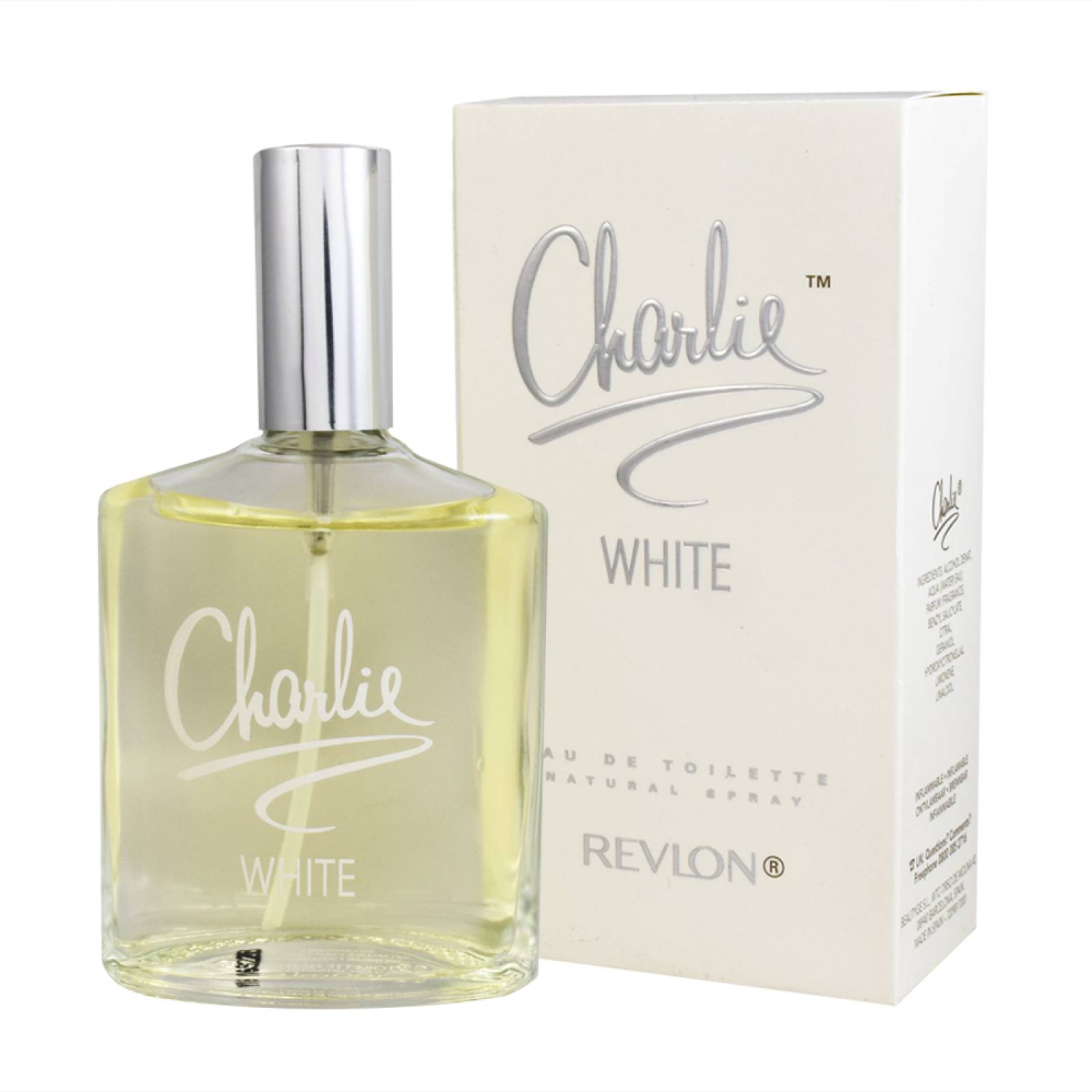 Charlie White 100 ml Eau de Toilette Spray de Revlon Fragancia para Dama