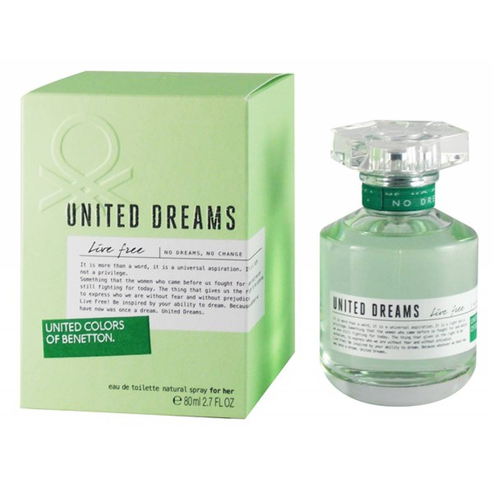 United Dreams Green Live Free de Benetton Fragancia para Dama