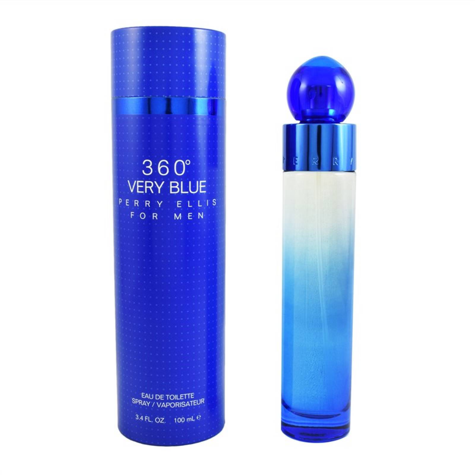 360° Very Blue Men 100 Ml Eau De Toilette Spray De Perry Ellis de Caballero