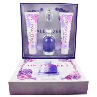Set Halloween 4 Pzs Edt 100 Ml Edt Spray + Body Lotion 150 Ml + Shower Gel 150 Ml + 4.5 Ml Edt De Jesus Del Pozo De Dama