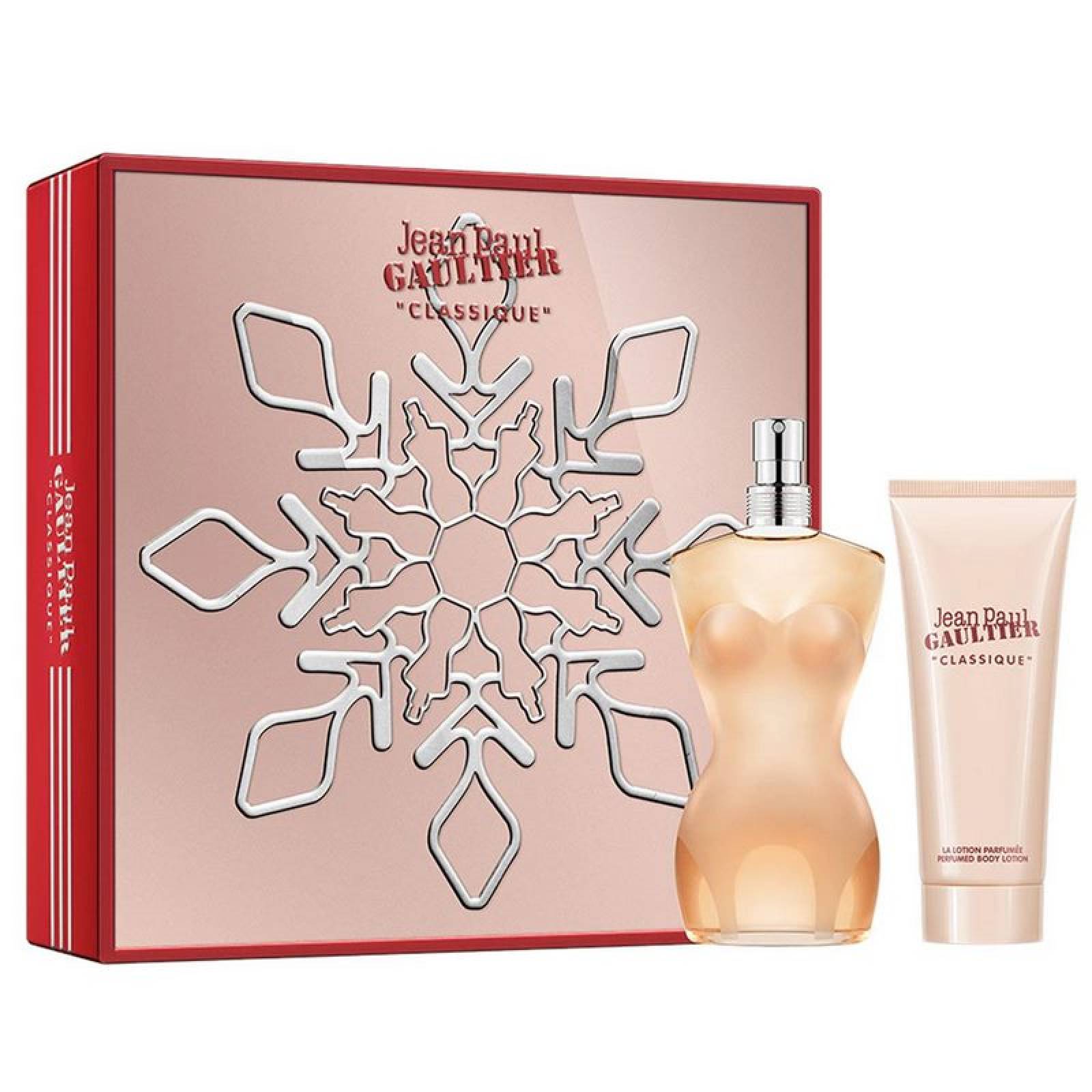 Set Jean Paul Gaultier Classique 2Pzs 100Ml Edt Spray + Body Lotion 75Ml  de Jean Paul Gaultier