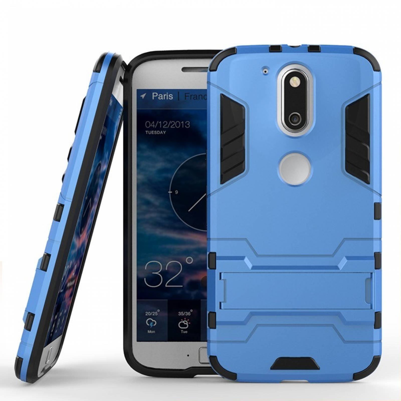 Funda Case Moto G4 & G4 Plus XT1622-41 Protector Uso Rudo Iron Bear