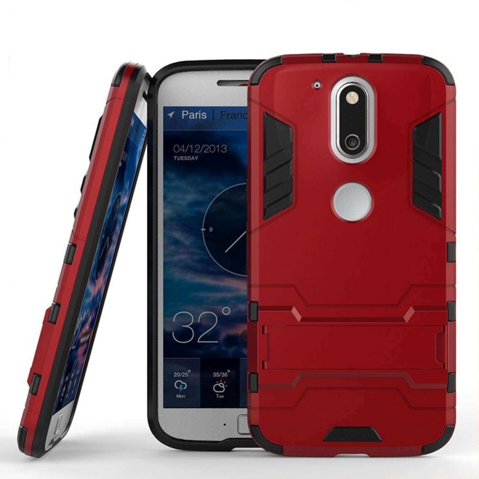 Funda Case Moto G4 & G4 Plus XT1622-41 Protector Uso Rudo Iron Bear