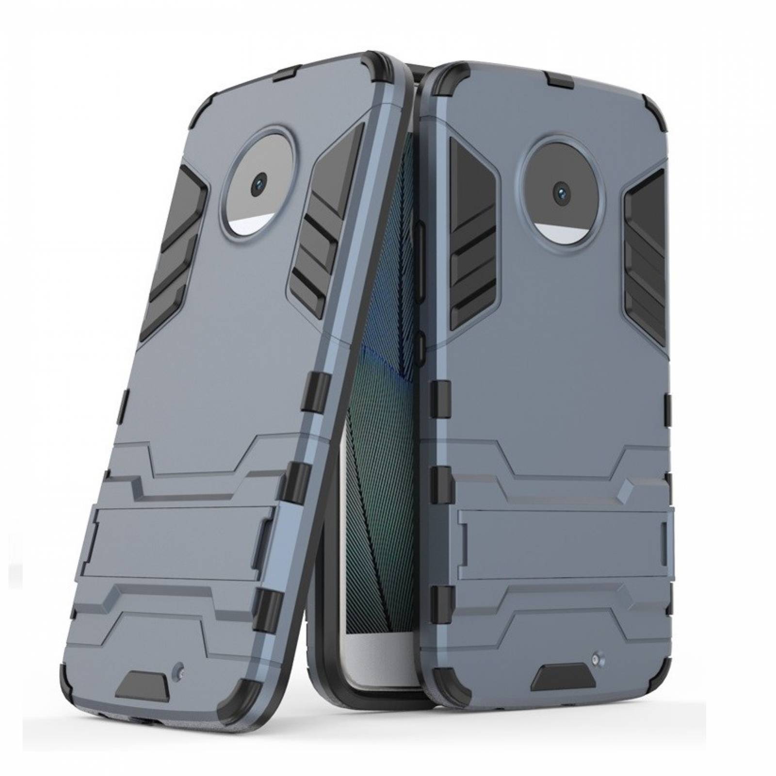 Funda Case + Cristal Moto X4 Protector Uso Rudo Iron Bear