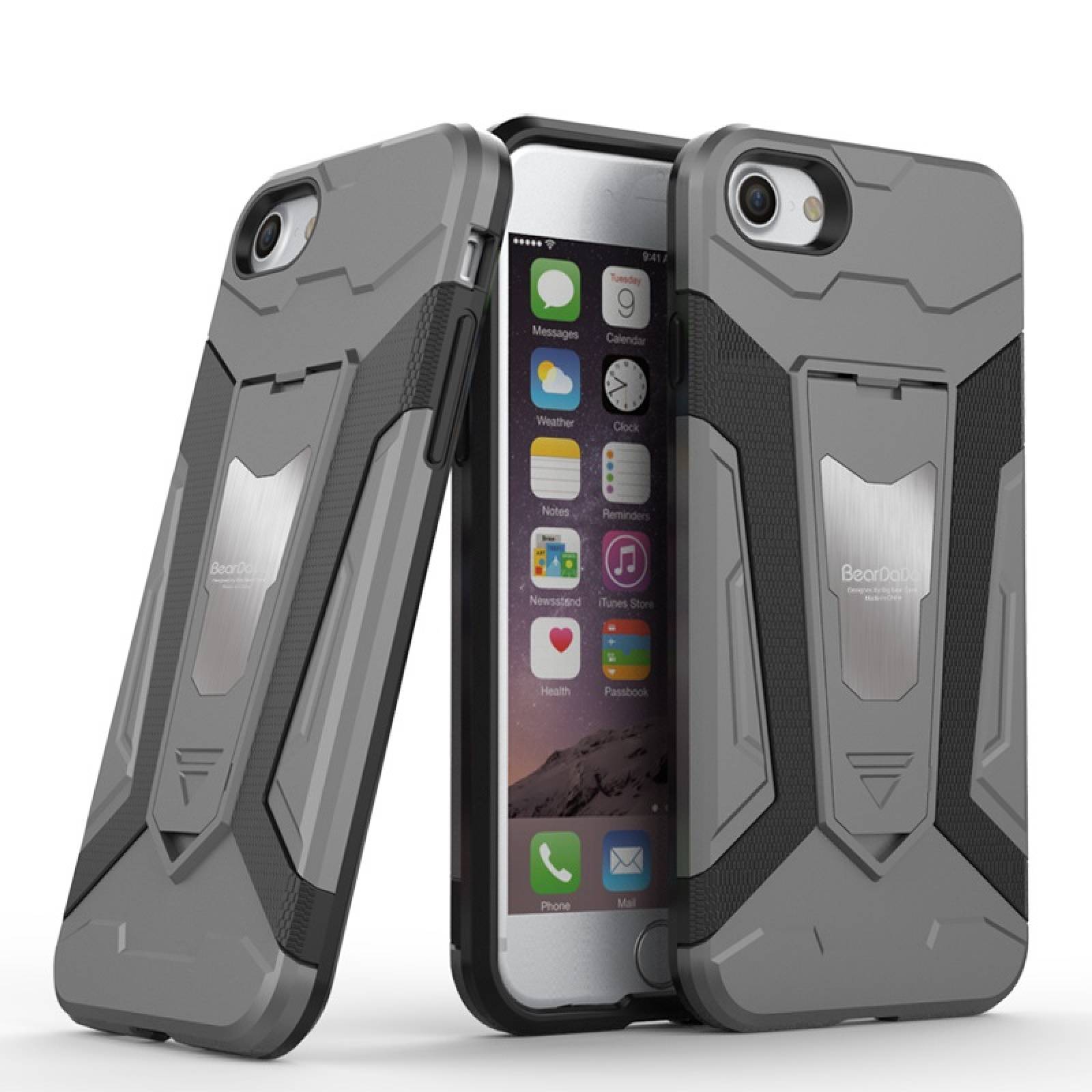 Funda Magnética Iphone 6 Plus Case Uso Rudo Iron Bear